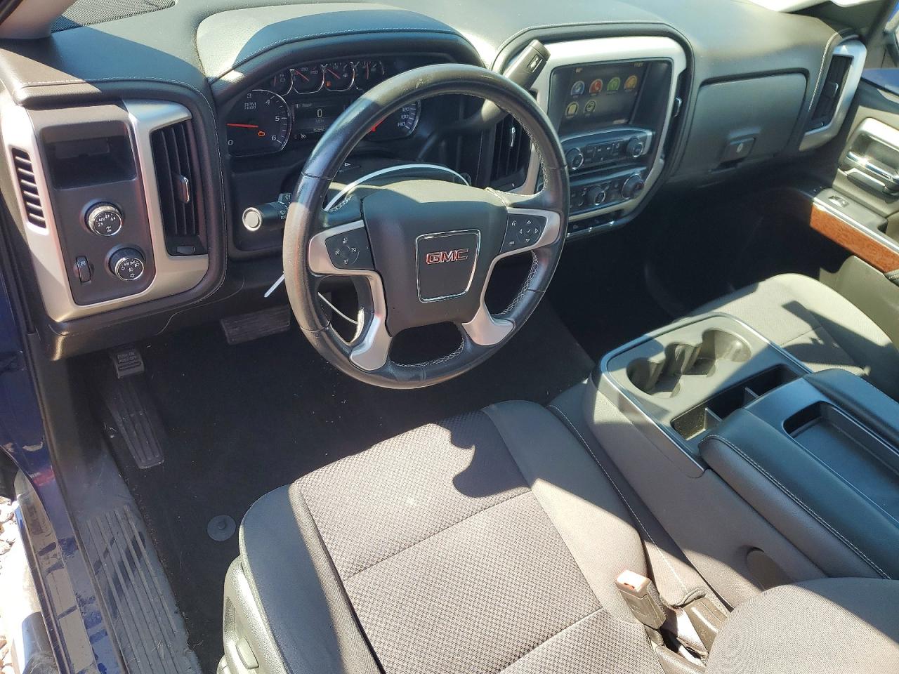 2014 Gmc Sierra K1500 Sle Blue vin: 1GTV2UEH2EZ347337