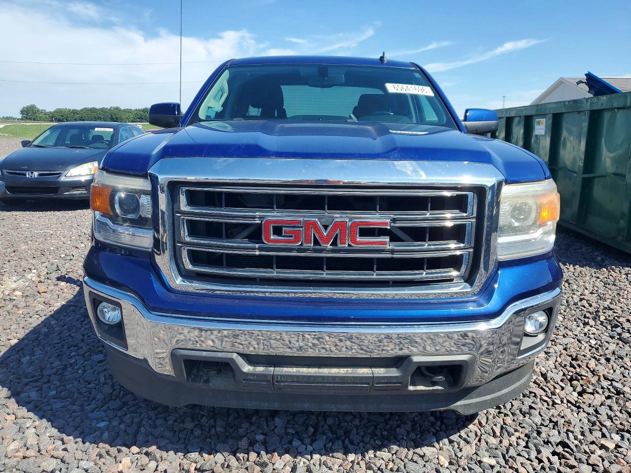2014 Gmc Sierra K1500 Sle Blue vin: 1GTV2UEH2EZ347337