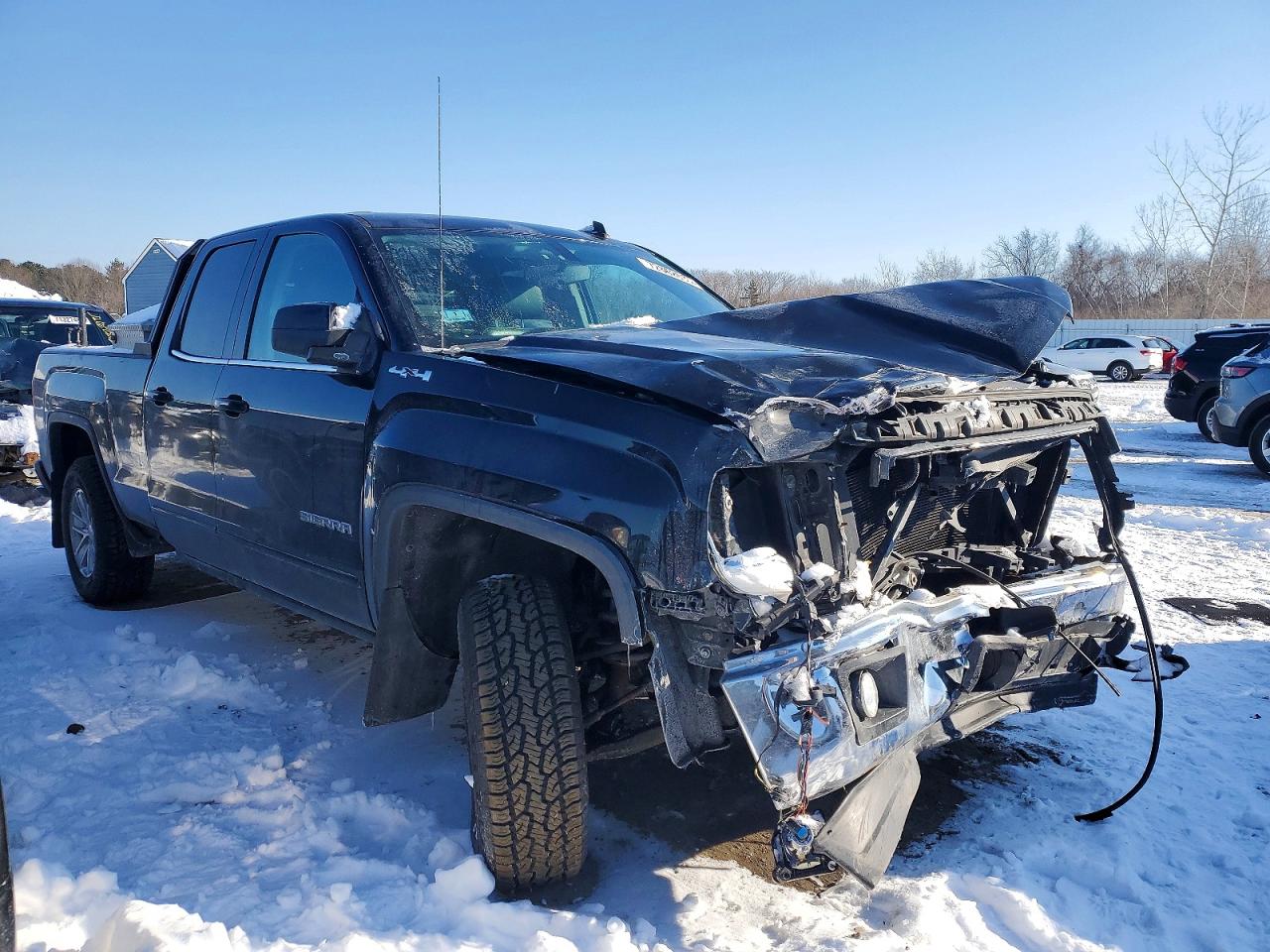 2014 Gmc Sierra K1500 Sle Black vin: 1GTV2UEH4EZ287044