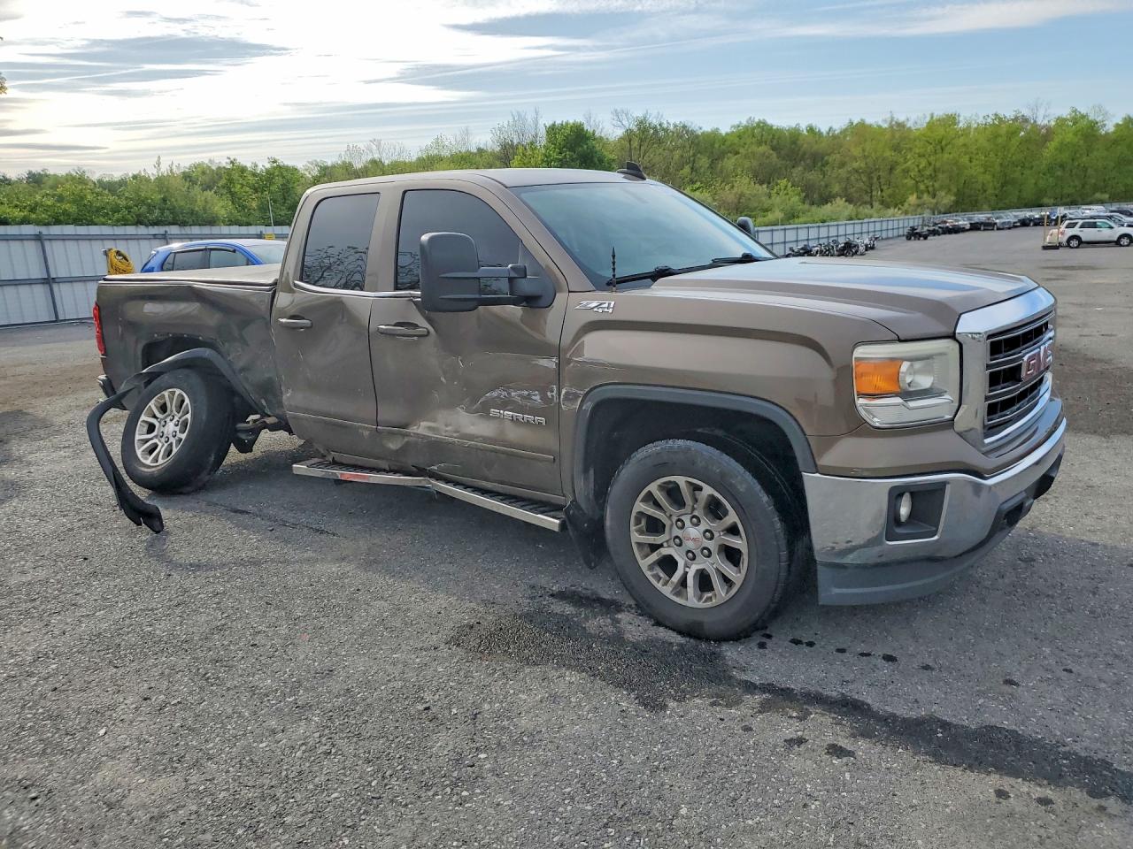 2015 Gmc Sierra K1500 Sle Green vin: 1GTV2UEH5FZ154472