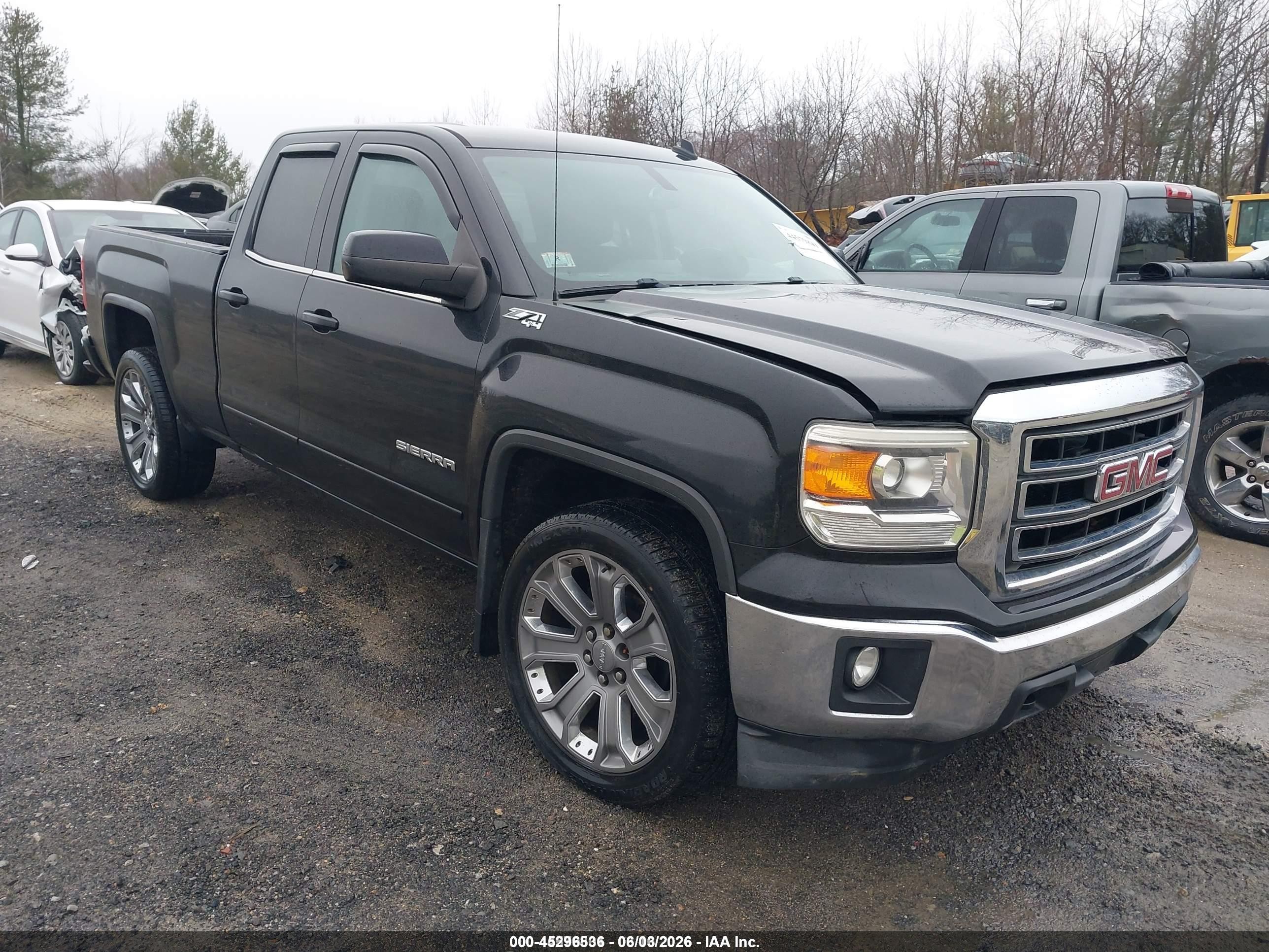 2014 Gmc Sierra 1500 Sle Black vin: 1GTV2UEH6EZ343081