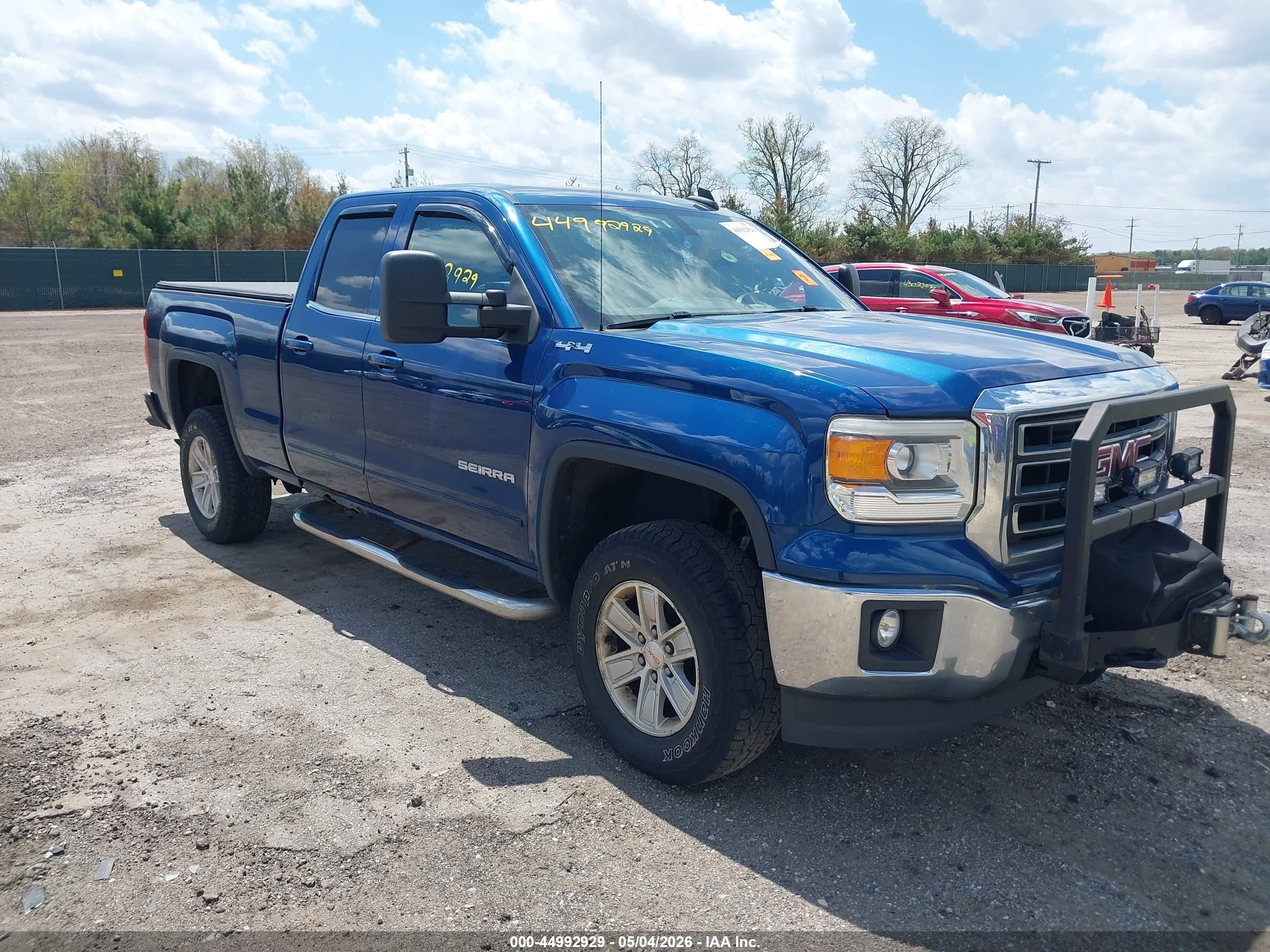 2015 Gmc Sierra 1500 Sle Blue vin: 1GTV2UEH6FZ355653
