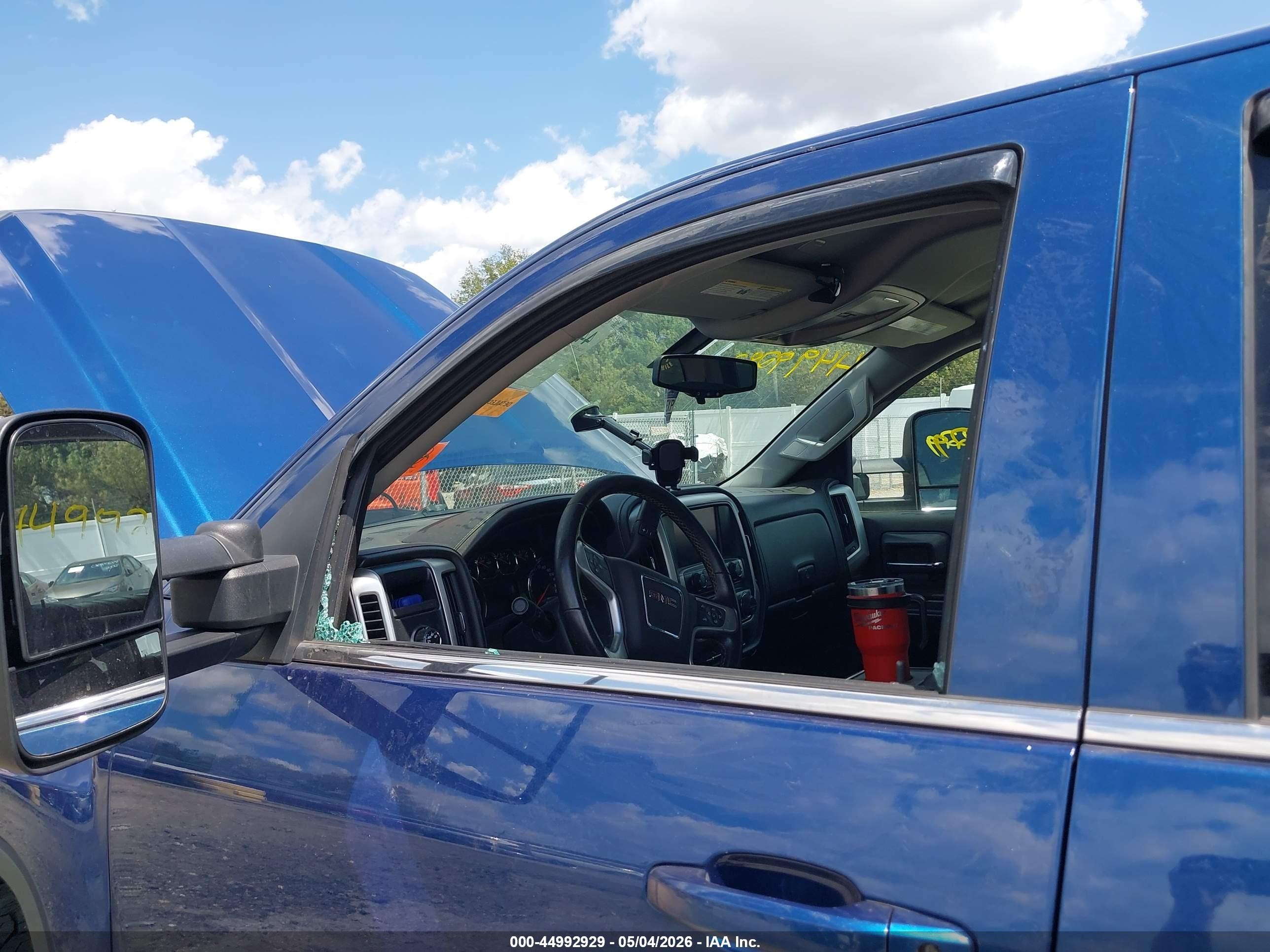 2015 Gmc Sierra 1500 Sle Blue vin: 1GTV2UEH6FZ355653