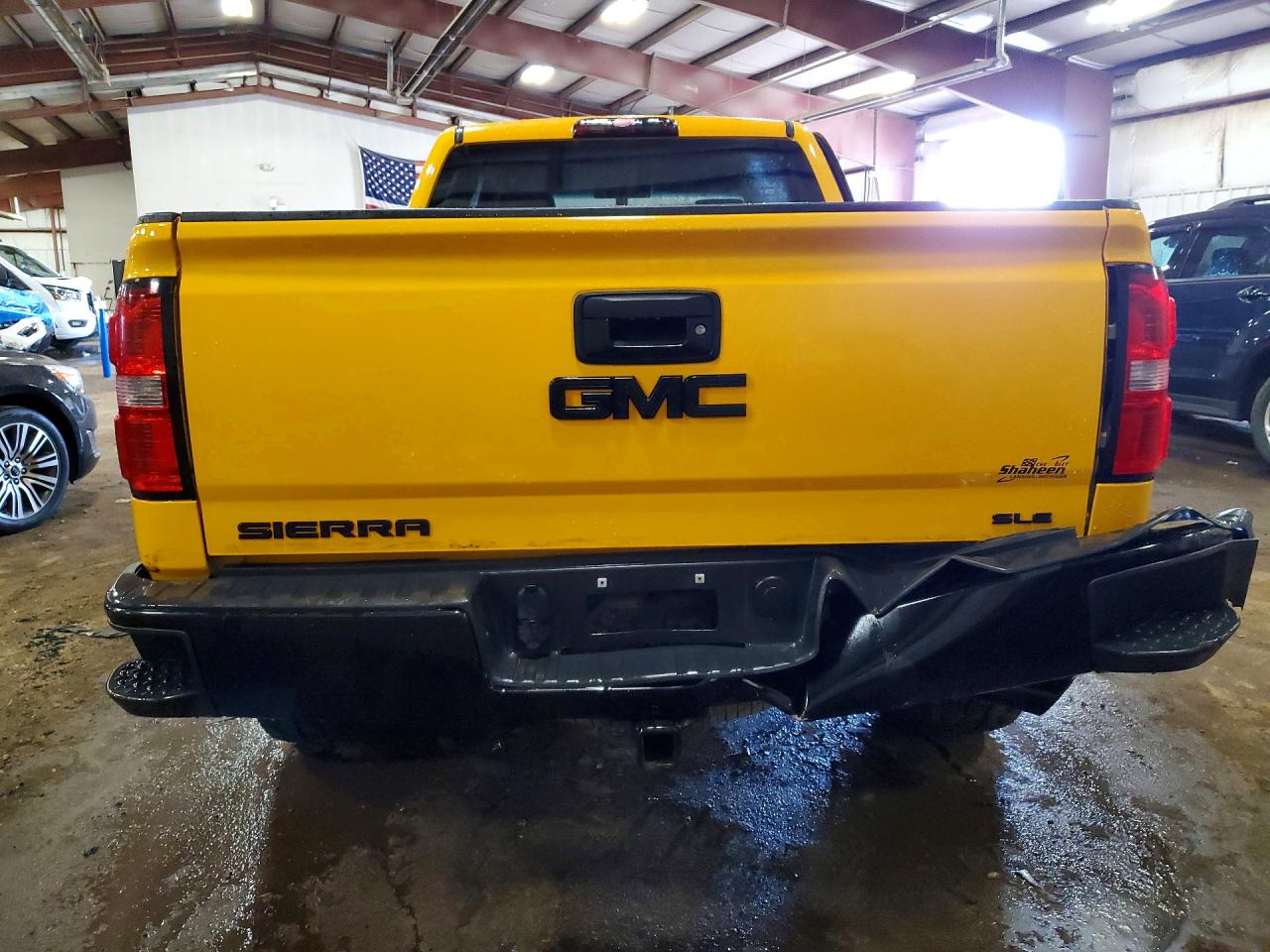 2015 Gmc Sierra K1500 Sle Yellow vin: 1GTV2UEH7FZ161276