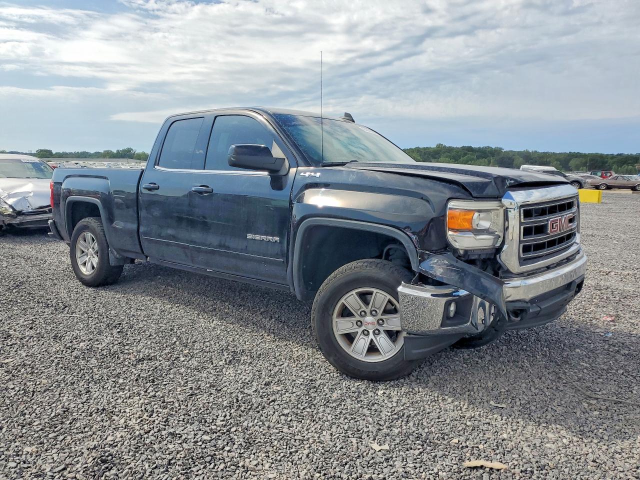 2015 Gmc Sierra K1500 Sle Black vin: 1GTV2UEHXFZ446554