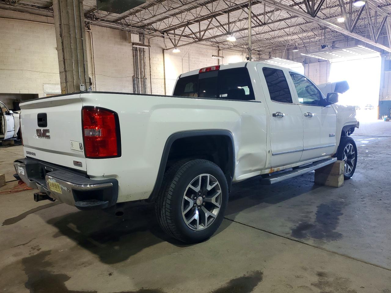2014 Gmc Sierra K1500 Slt Белый vin: 1GTV2VEC0EZ111635