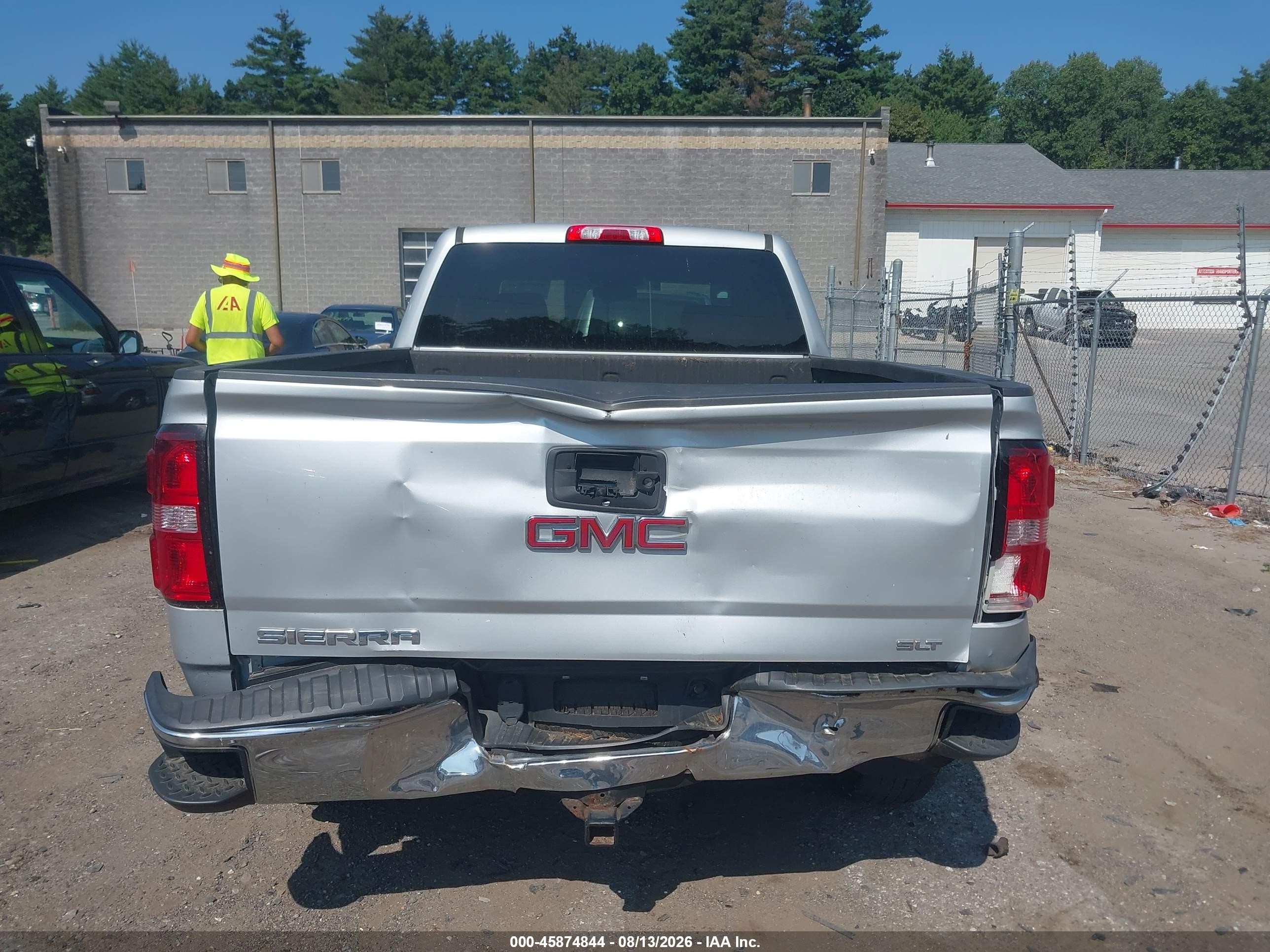 2015 Gmc Sierra 1500 Slt Серебряный vin: 1GTV2VEC0FZ407952