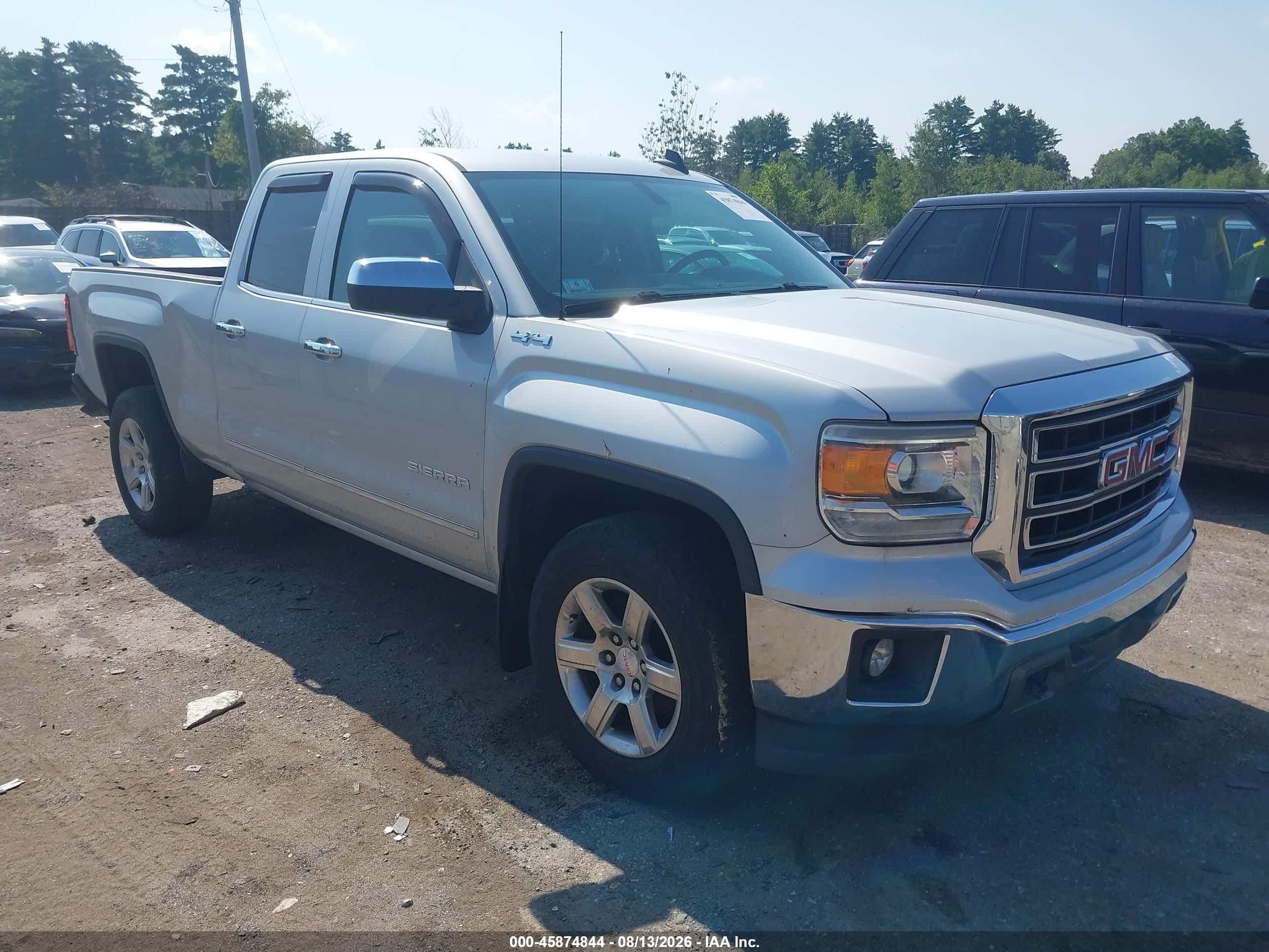 2015 Gmc Sierra 1500 Slt Silver vin: 1GTV2VEC0FZ407952