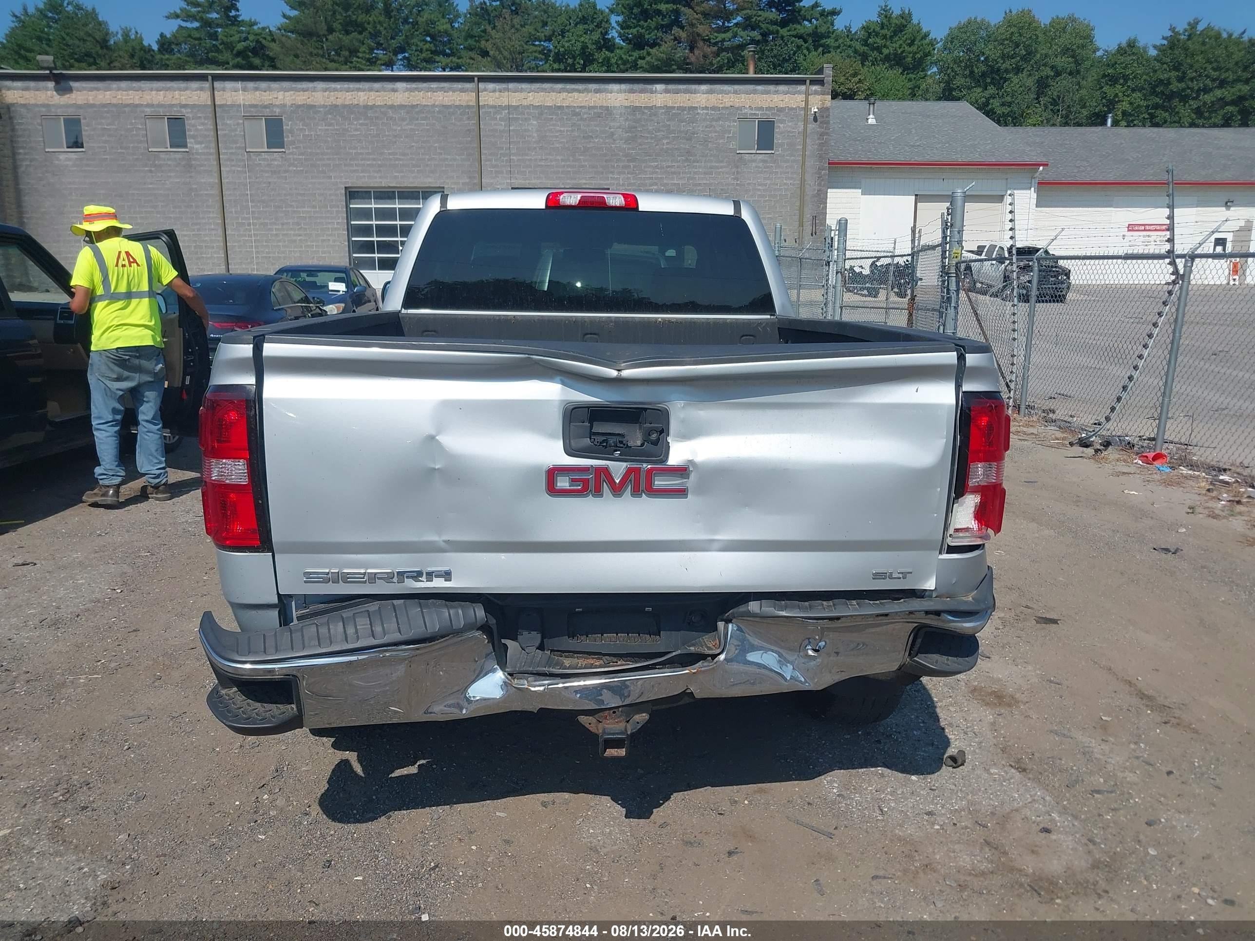 2015 Gmc Sierra 1500 Slt Серебряный vin: 1GTV2VEC0FZ407952