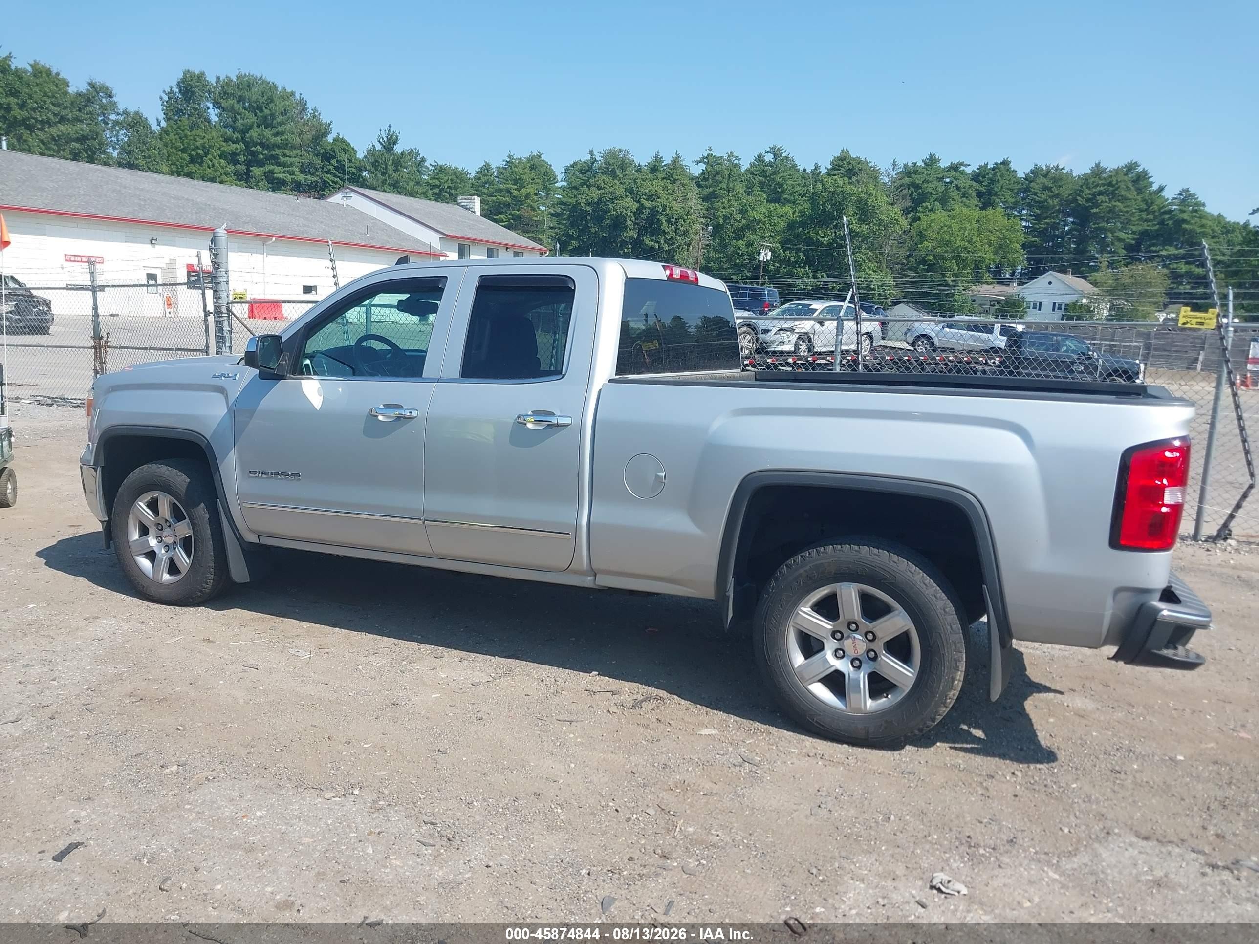 2015 Gmc Sierra 1500 Slt Серебряный vin: 1GTV2VEC0FZ407952