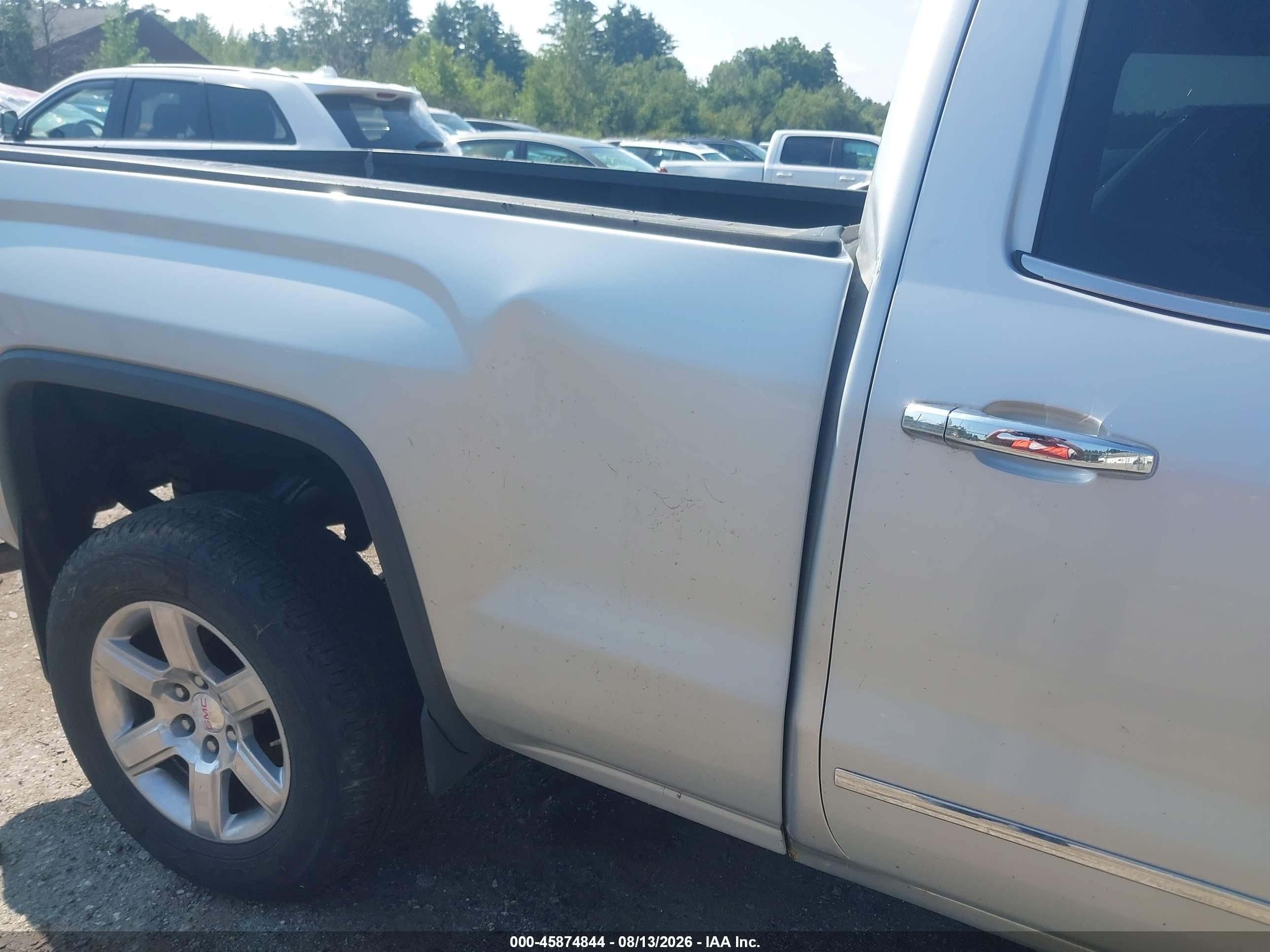 2015 Gmc Sierra 1500 Slt Серебряный vin: 1GTV2VEC0FZ407952