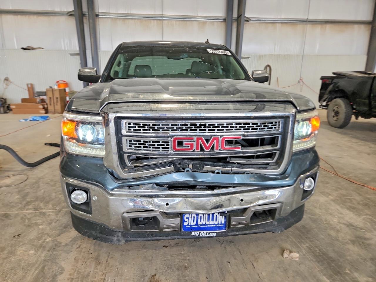 2014 Gmc Sierra K1500 Slt Blue vin: 1GTV2VEC1EZ250804