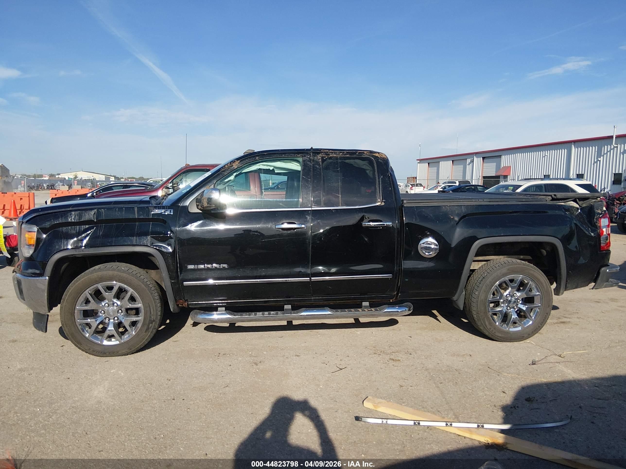 2014 Gmc Sierra 1500 Slt Black vin: 1GTV2VEC2EZ137816