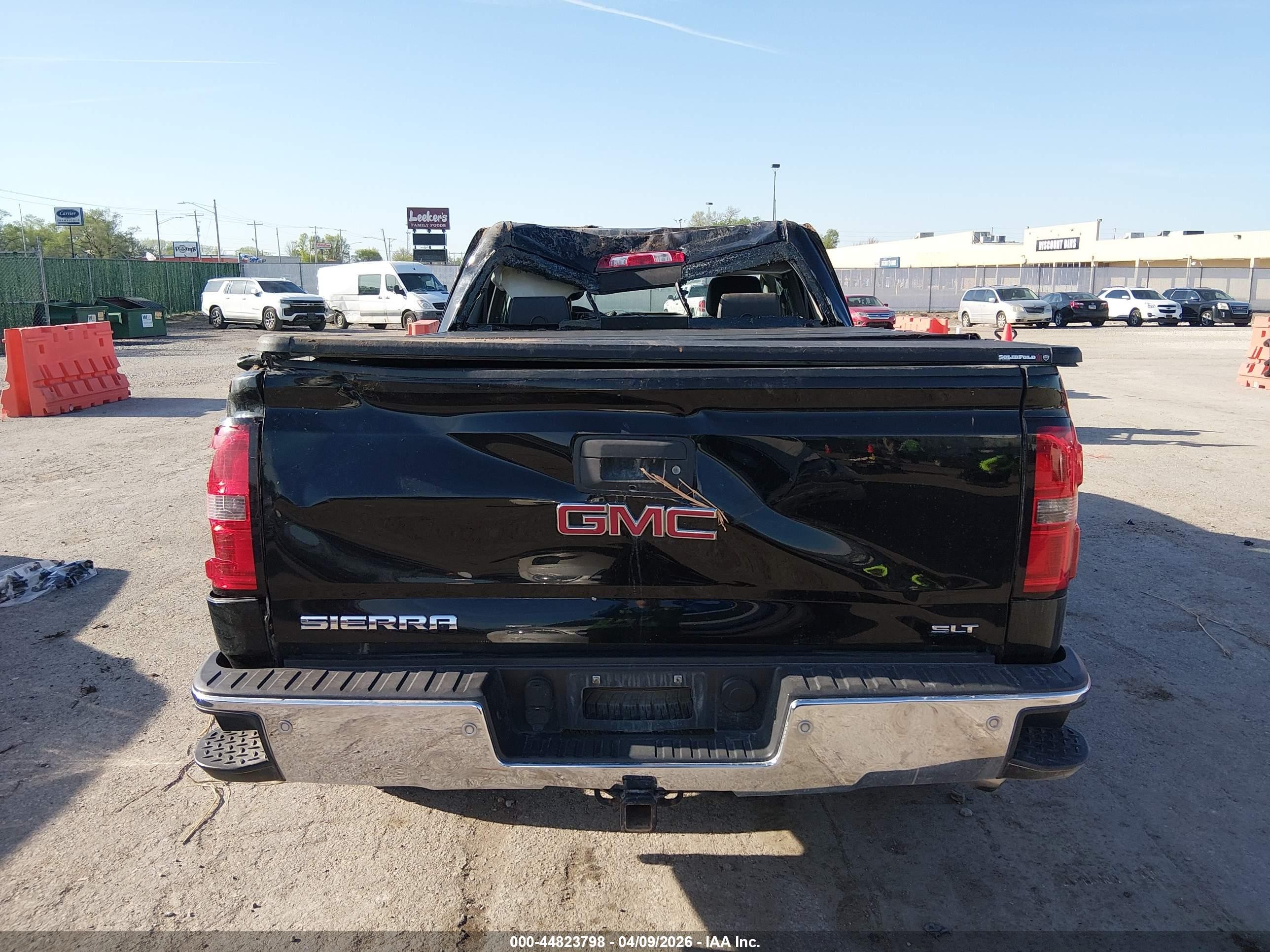 2014 Gmc Sierra 1500 Slt Black vin: 1GTV2VEC2EZ137816
