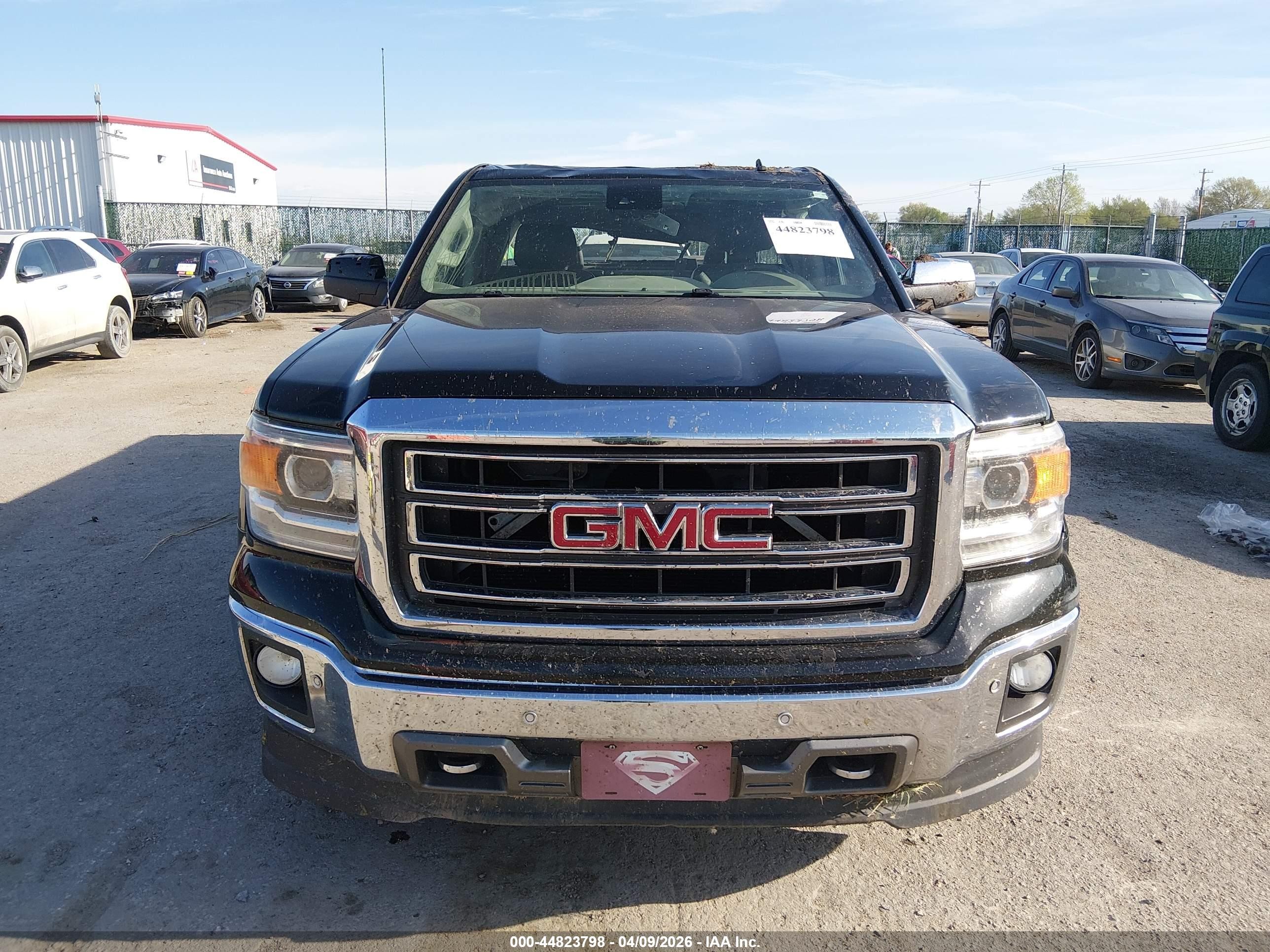 2014 Gmc Sierra 1500 Slt Black vin: 1GTV2VEC2EZ137816