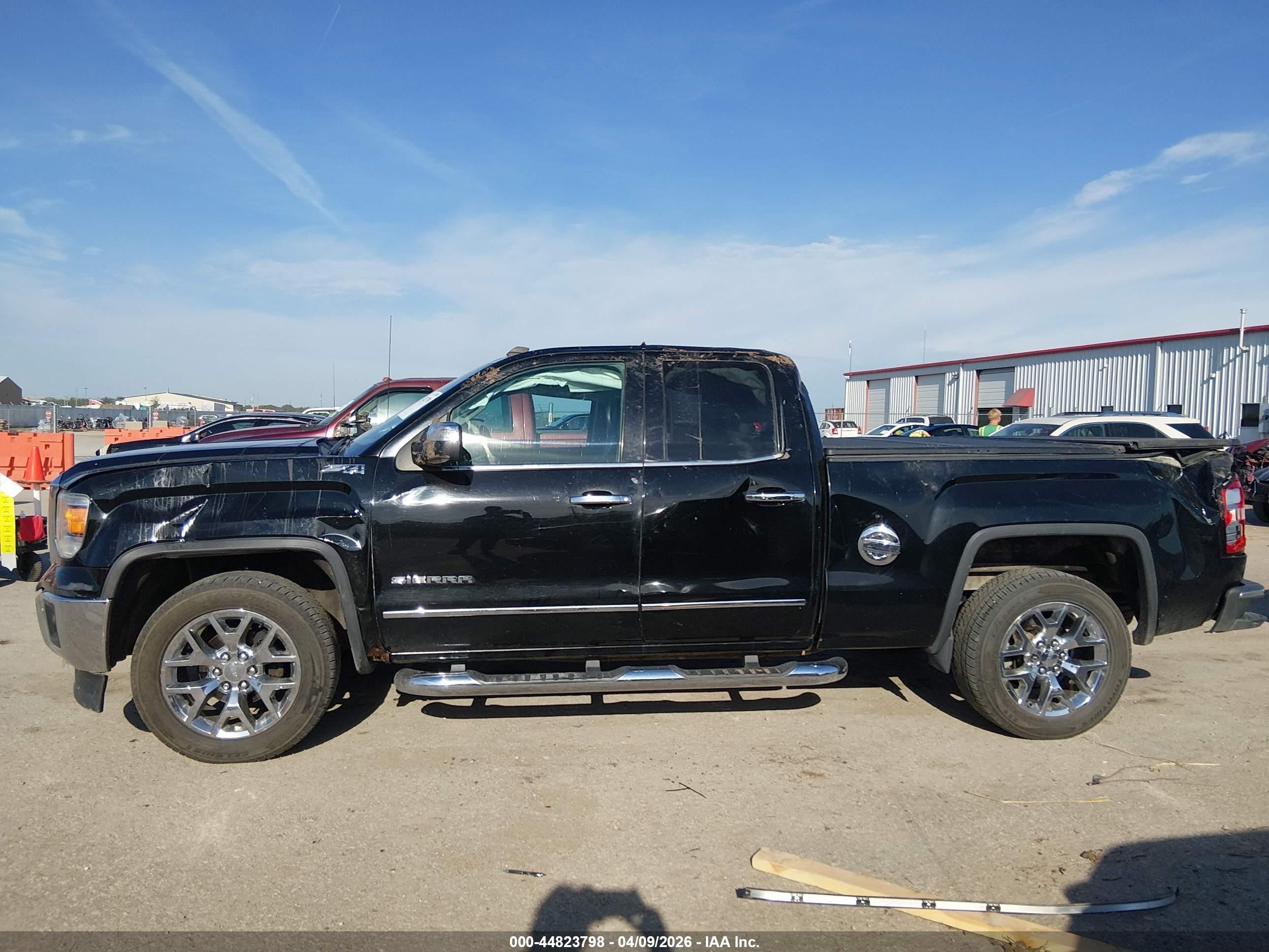 2014 Gmc Sierra 1500 Slt Black vin: 1GTV2VEC2EZ137816
