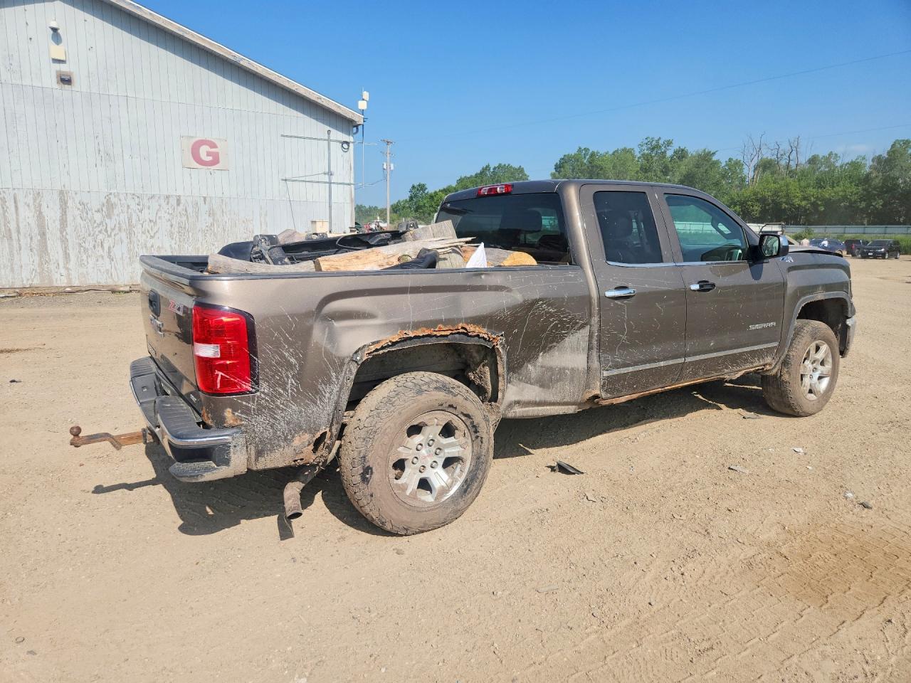 2014 Gmc Sierra K1500 Slt Gray vin: 1GTV2VEC2EZ255459