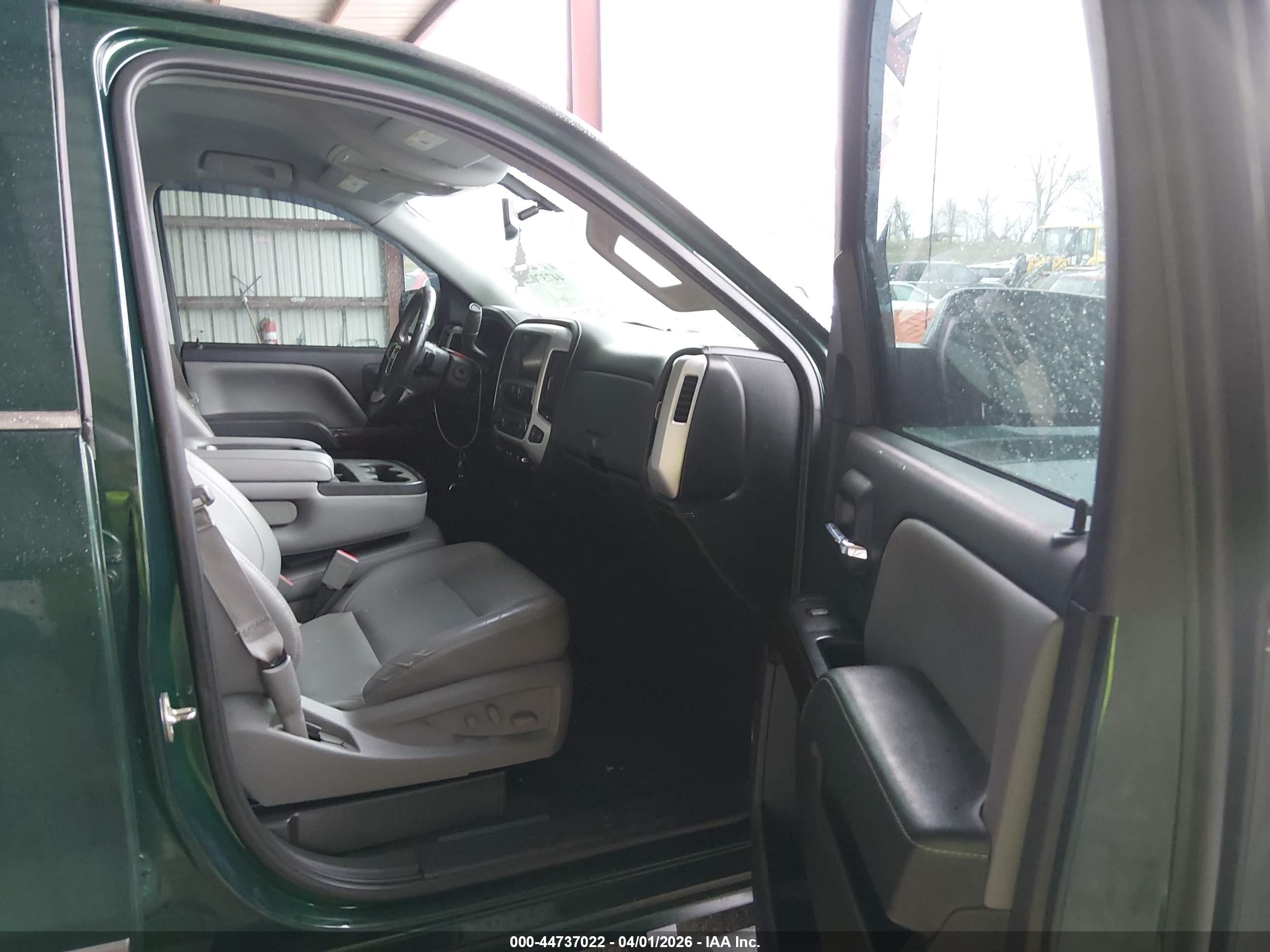 2014 Gmc Sierra 1500 Slt Green vin: 1GTV2VEC2EZ312579