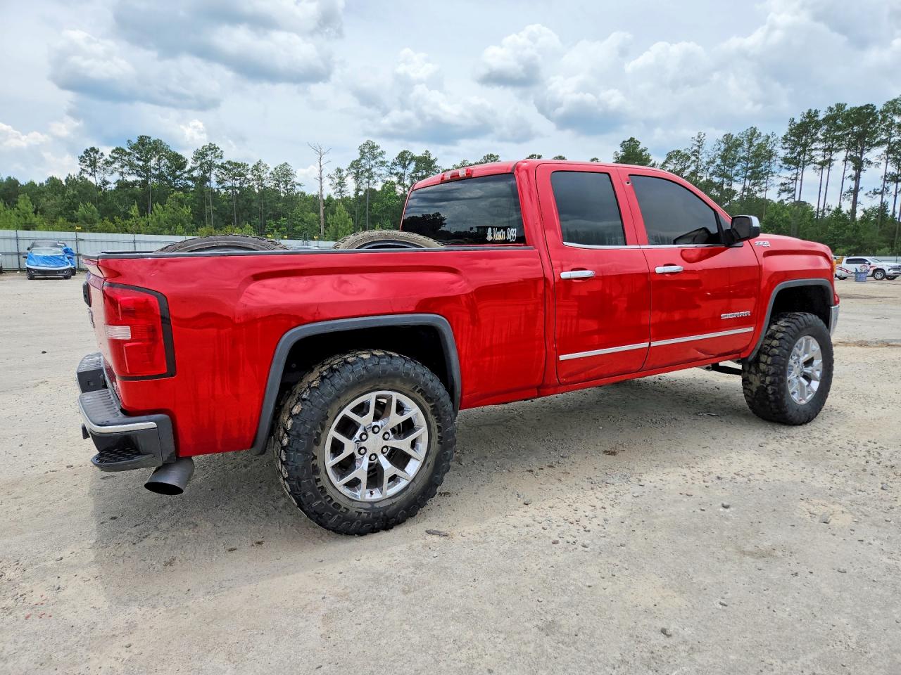 2014 Gmc Sierra K1500 Slt Red vin: 1GTV2VEC3EZ289460