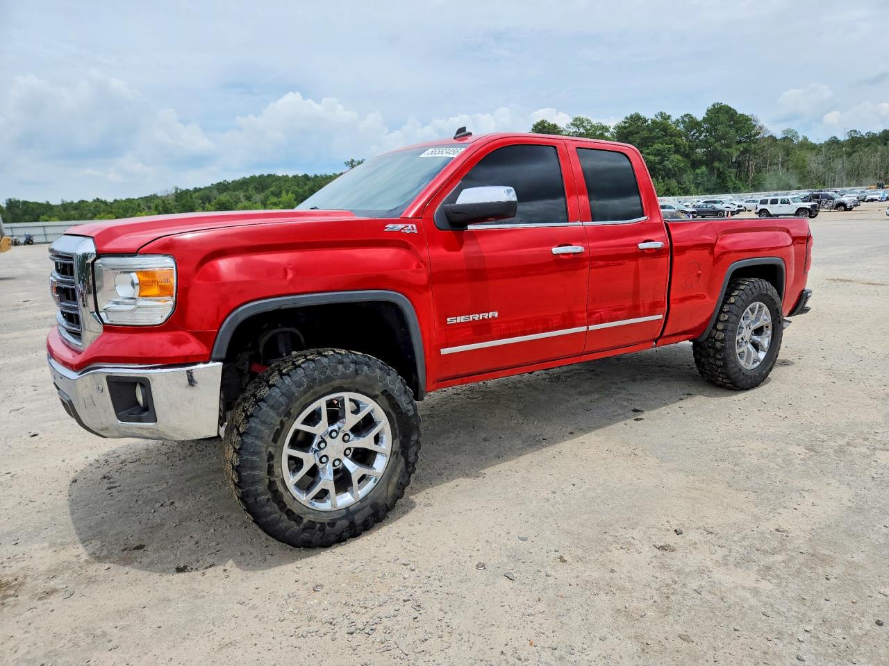 2014 Gmc Sierra K1500 Slt Red vin: 1GTV2VEC3EZ289460