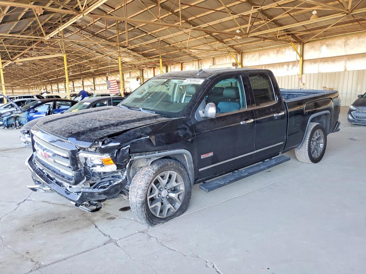2014 Gmc Sierra K1500 Slt Black vin: 1GTV2VEC3EZ353836