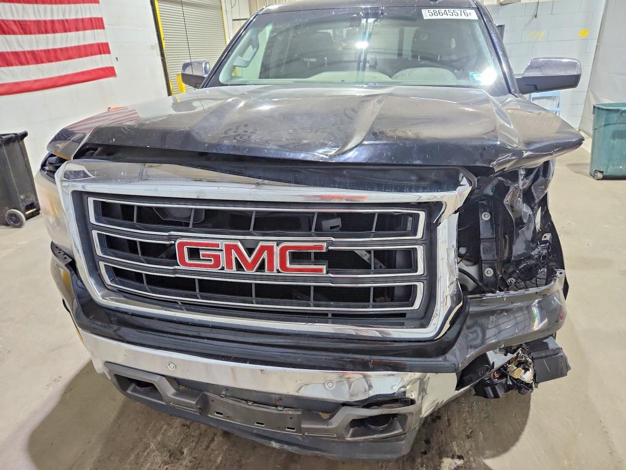 2015 Gmc Sierra K1500 Slt Black vin: 1GTV2VEC3FZ446406