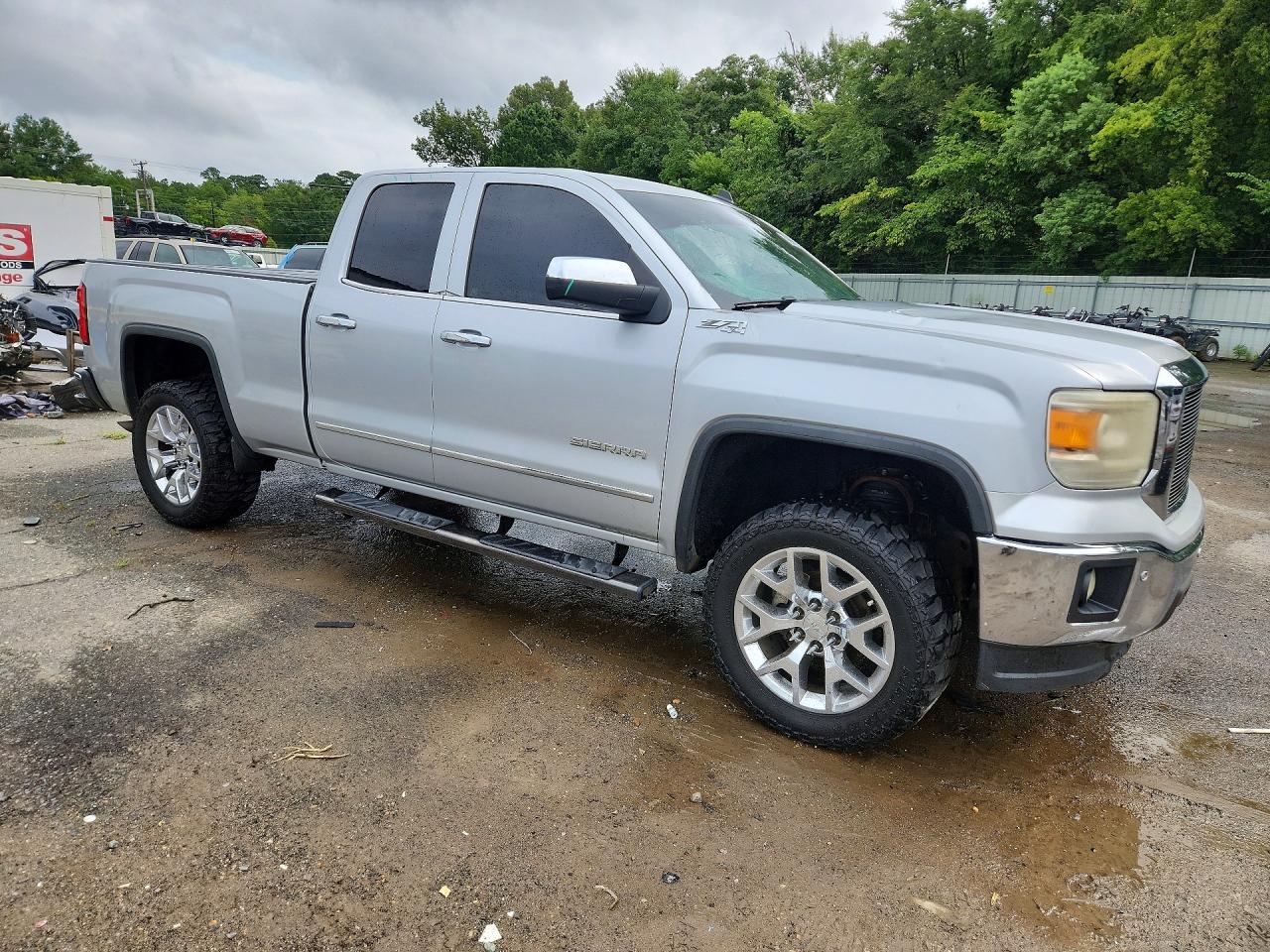 2014 Gmc Sierra K1500 Slt Silver vin: 1GTV2VEC4EZ206957