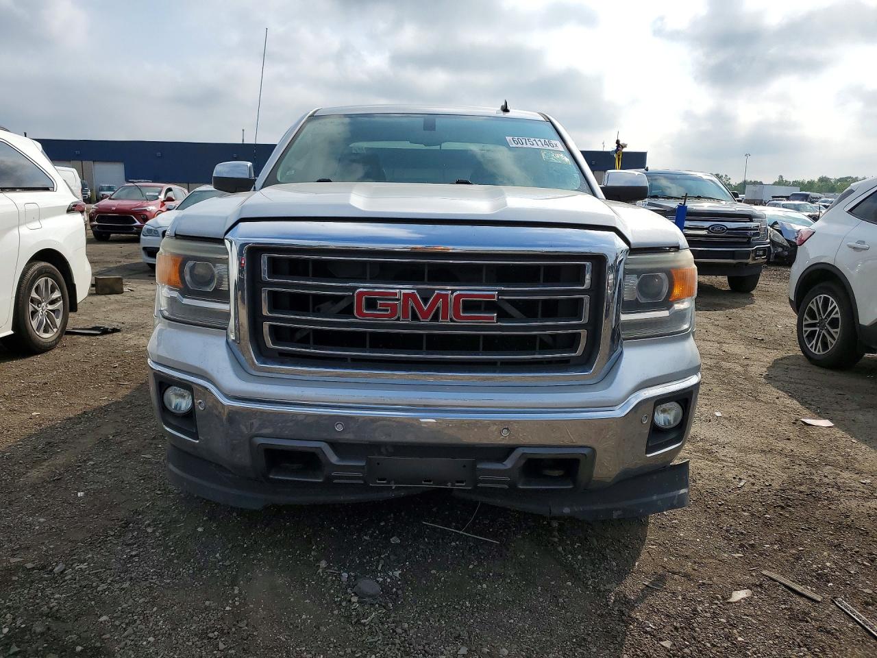 2014 Gmc Sierra K1500 Slt Silver vin: 1GTV2VEC4EZ224133