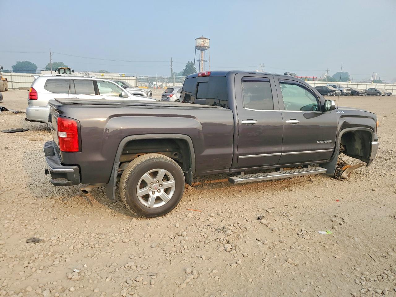 2014 Gmc Sierra K1500 Slt Gray vin: 1GTV2VEC4EZ377465