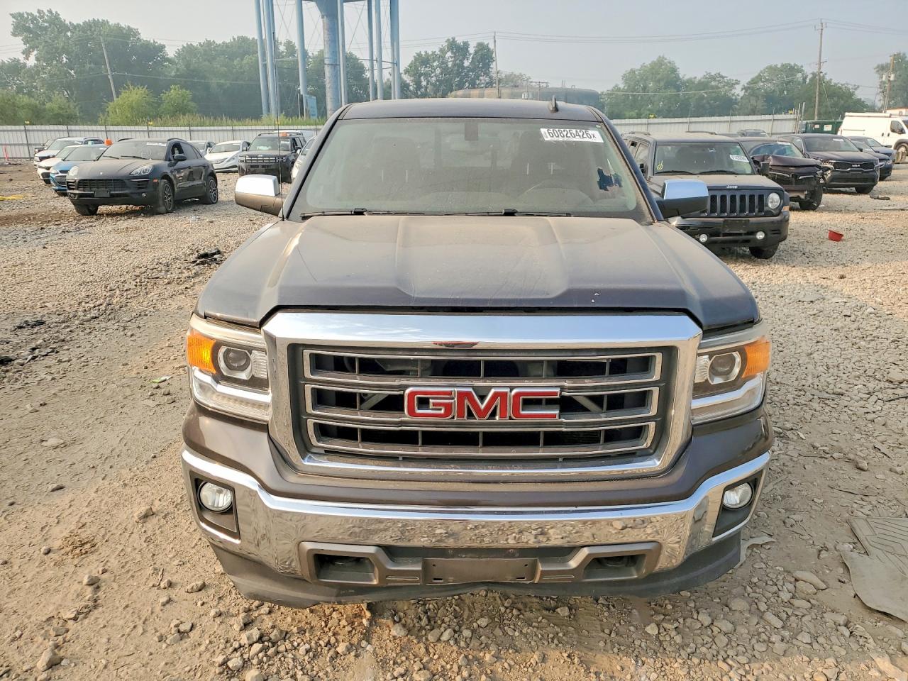 2014 Gmc Sierra K1500 Slt Gray vin: 1GTV2VEC4EZ377465