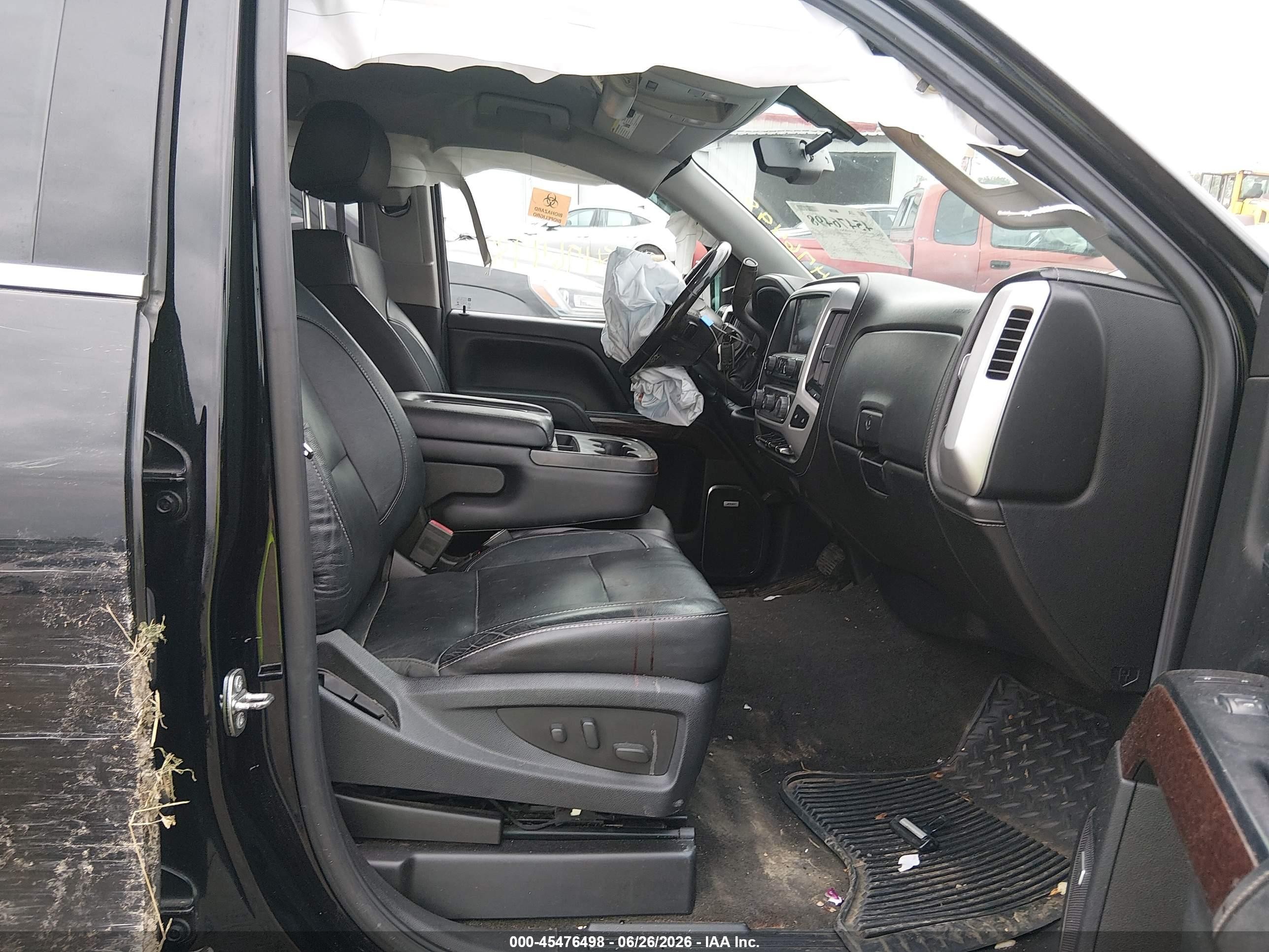 2015 Gmc Sierra 1500 Slt Black vin: 1GTV2VEC4FZ321365