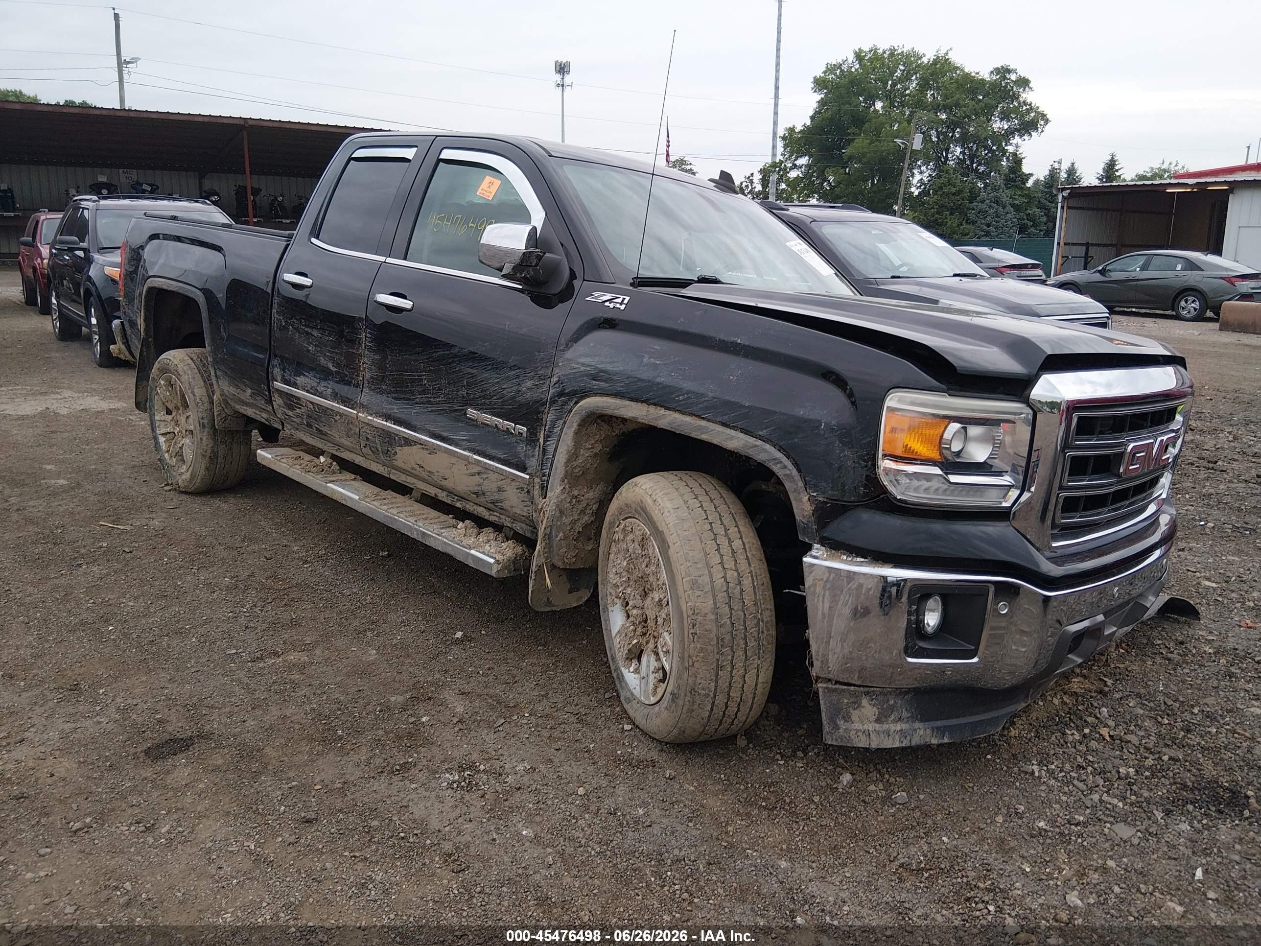2015 Gmc Sierra 1500 Slt Black vin: 1GTV2VEC4FZ321365