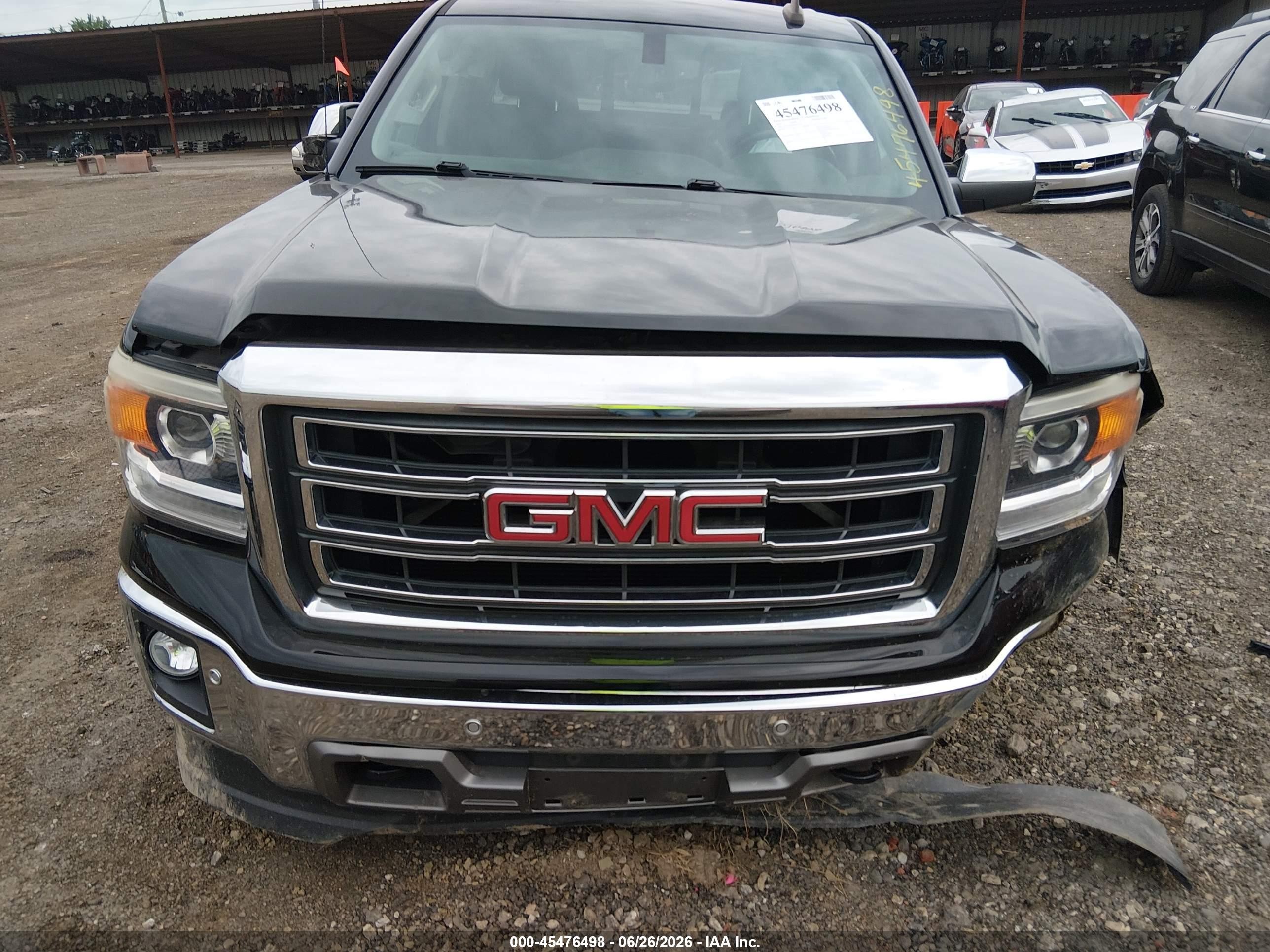 2015 Gmc Sierra 1500 Slt Black vin: 1GTV2VEC4FZ321365