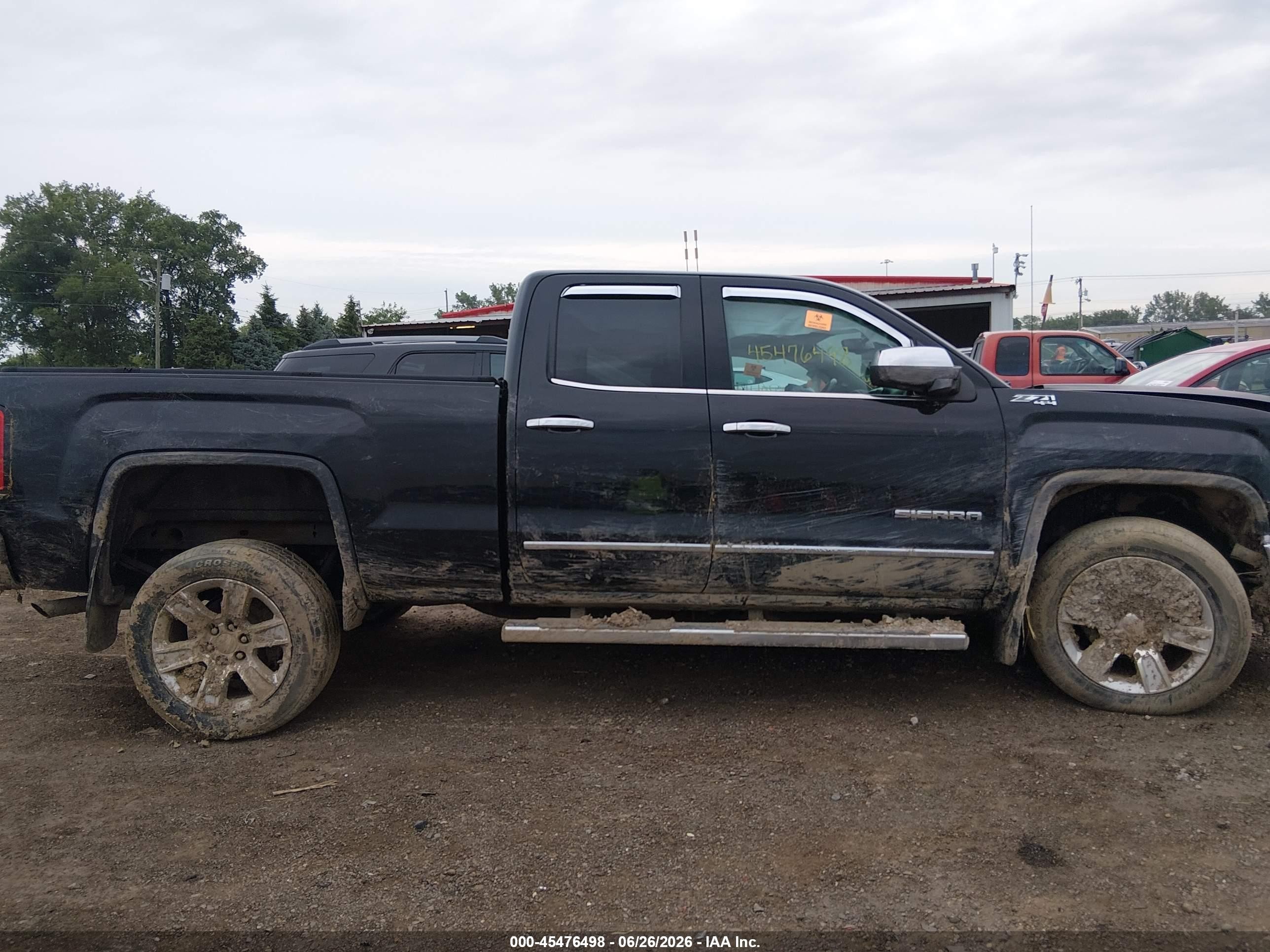 2015 Gmc Sierra 1500 Slt Black vin: 1GTV2VEC4FZ321365