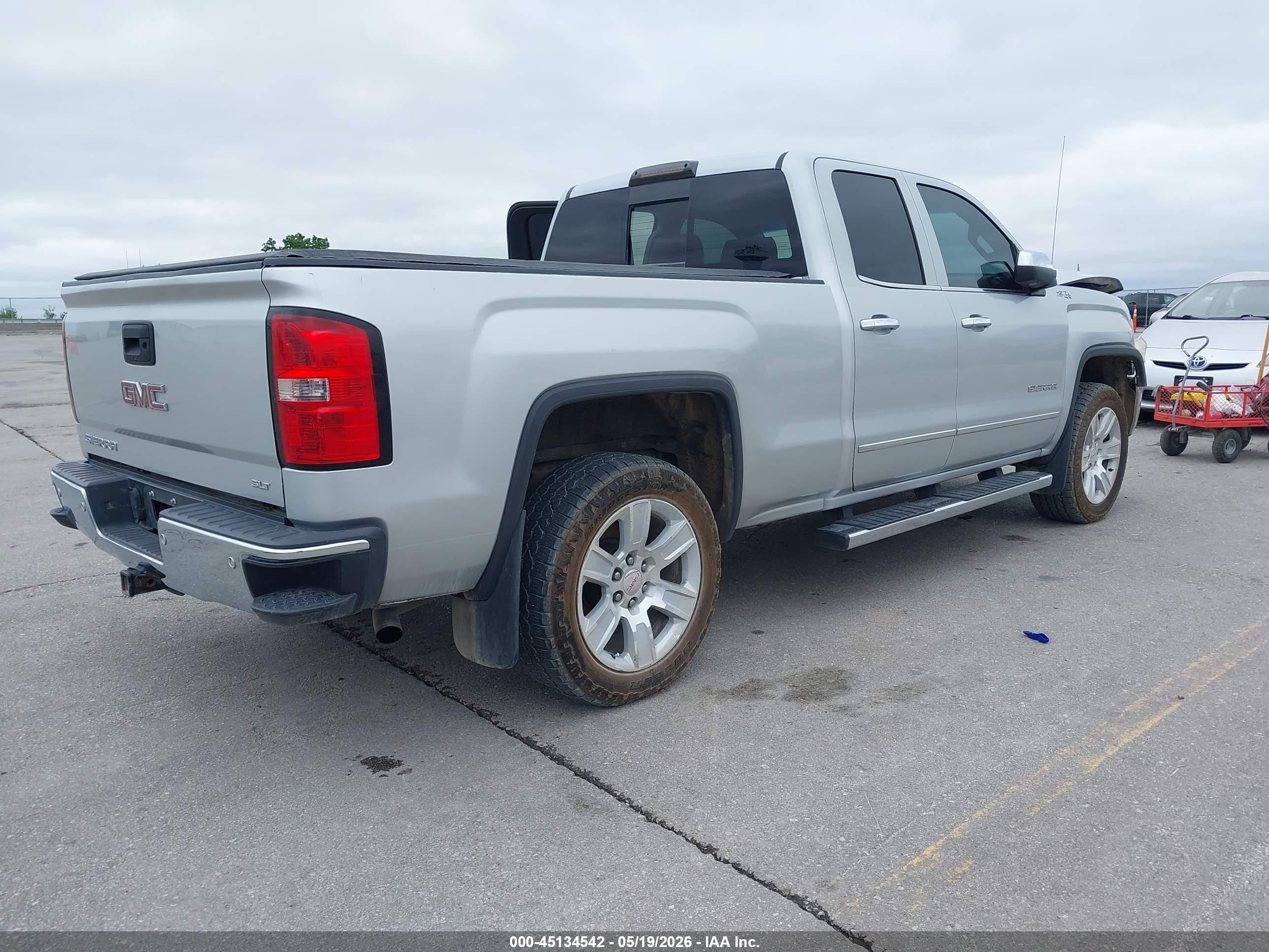 2015 Gmc Sierra 1500 Slt Silver vin: 1GTV2VEC4FZ351420
