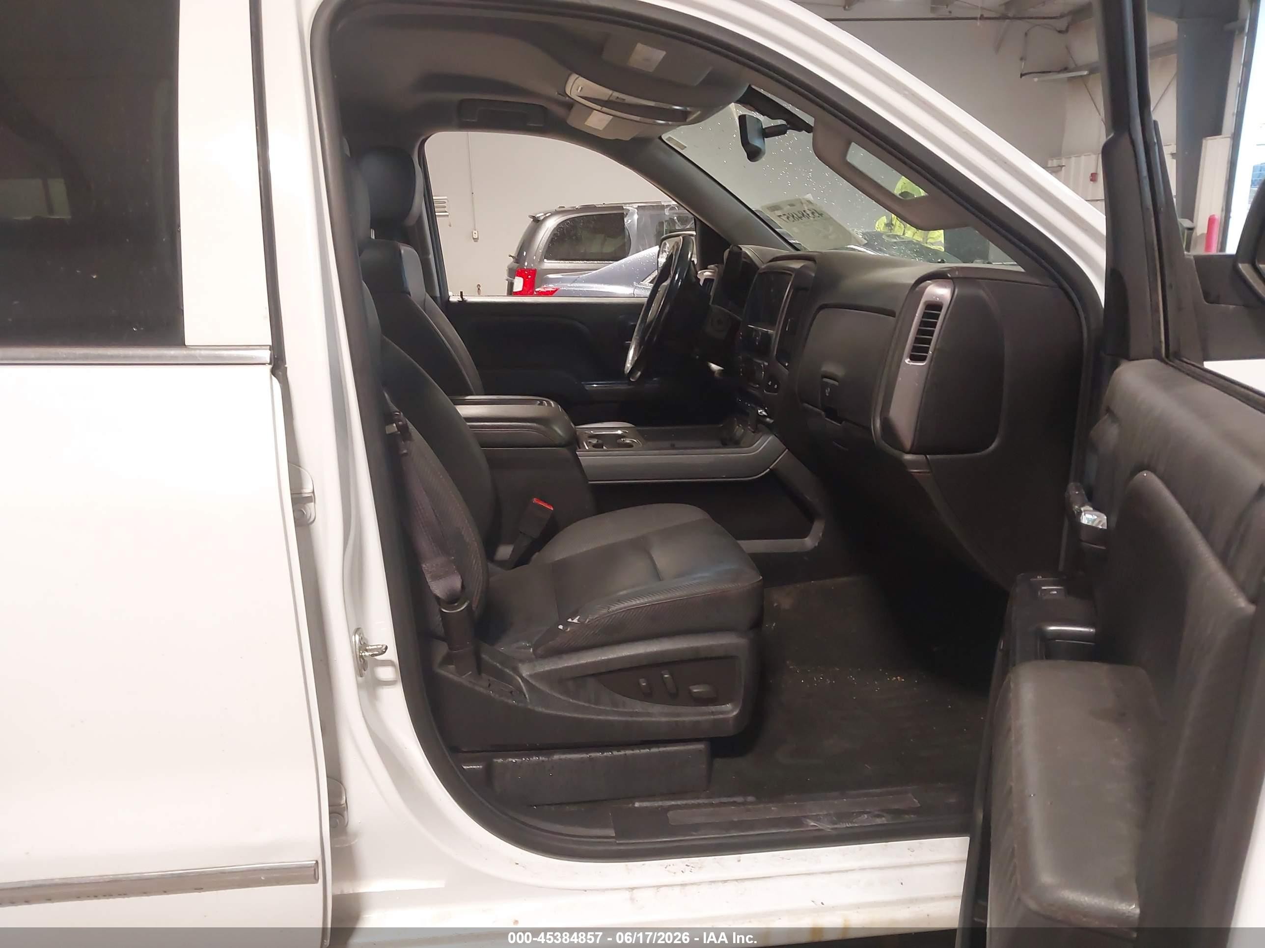 2015 Gmc Sierra 1500 Slt White vin: 1GTV2VEC4FZ356200