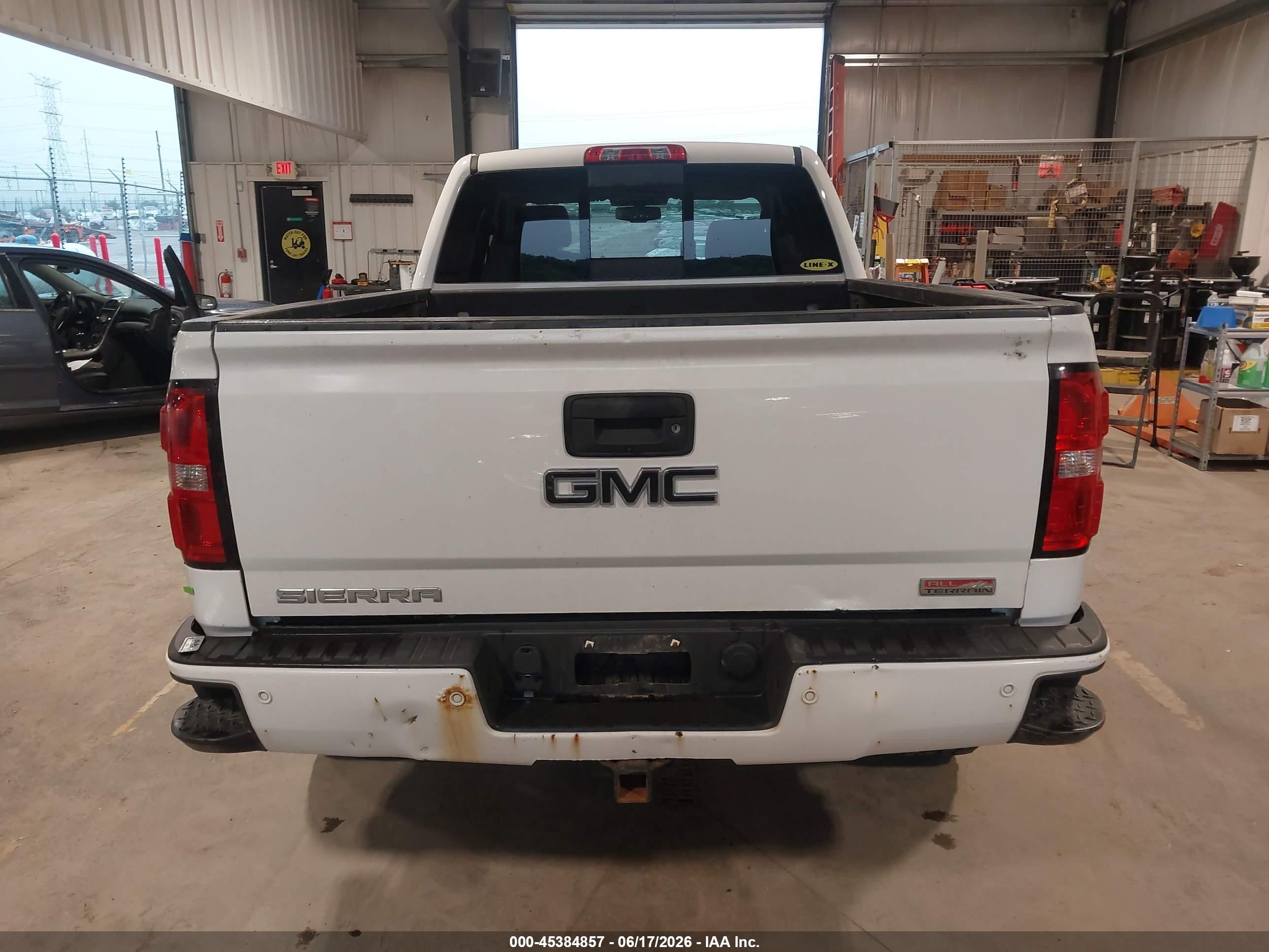 2015 Gmc Sierra 1500 Slt White vin: 1GTV2VEC4FZ356200