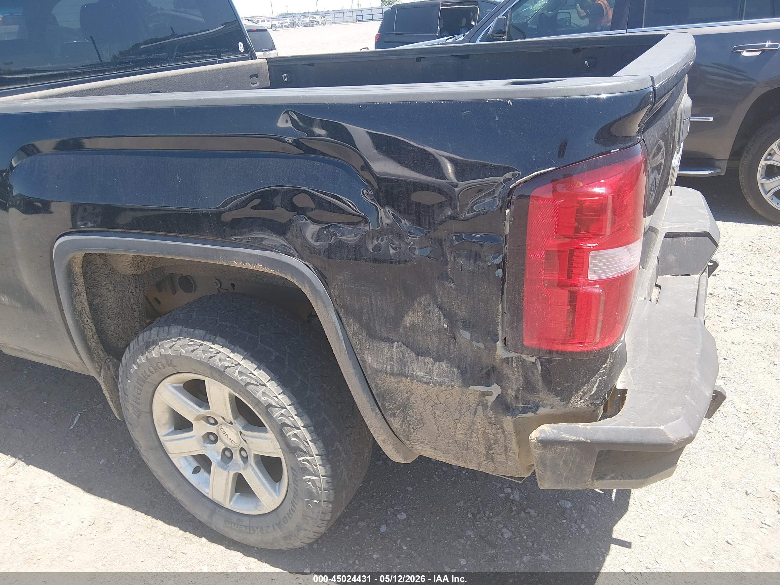 2014 Gmc Sierra 1500 Slt Black vin: 1GTV2VEC5EZ230300