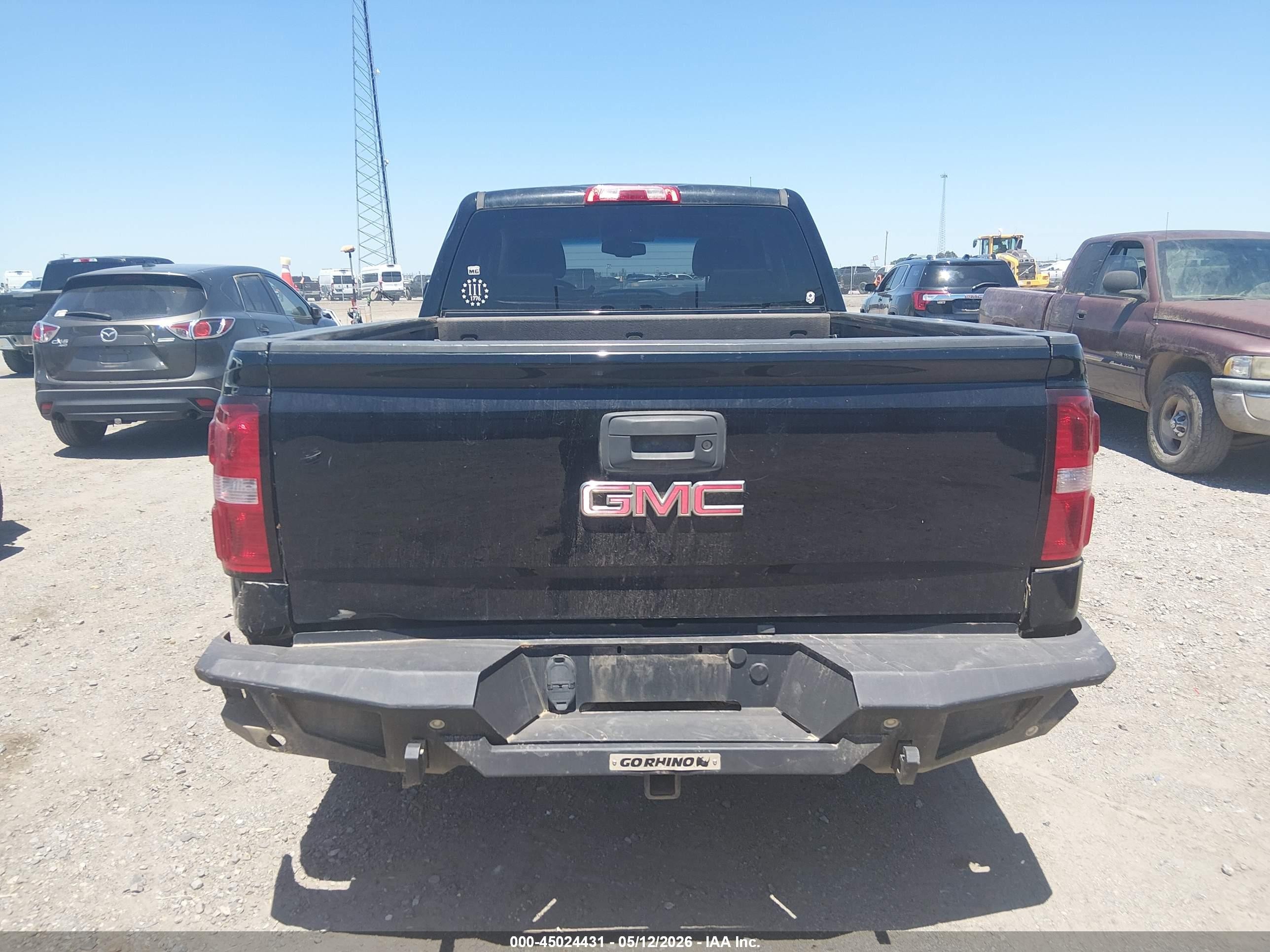 2014 Gmc Sierra 1500 Slt Black vin: 1GTV2VEC5EZ230300