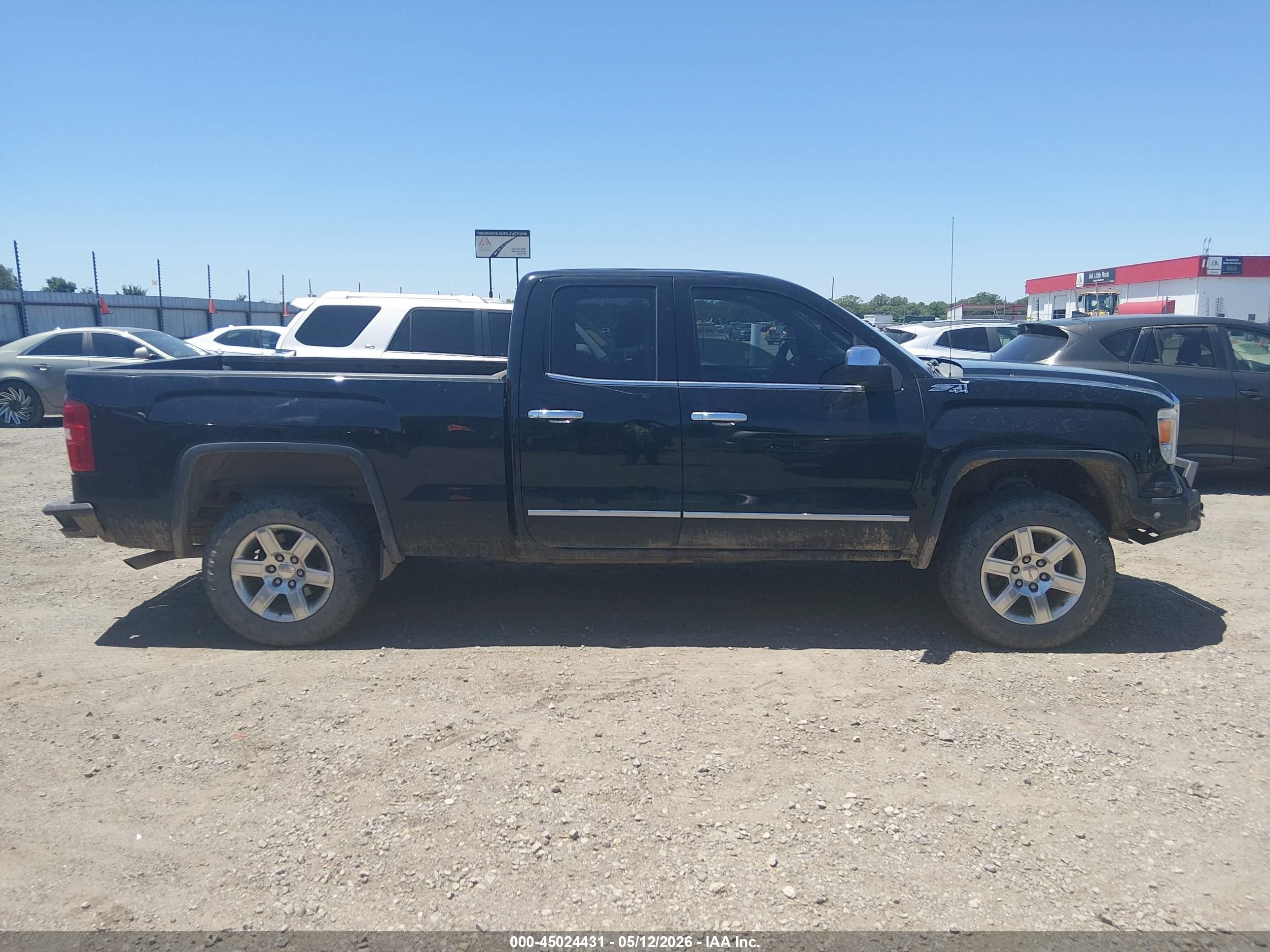 2014 Gmc Sierra 1500 Slt Black vin: 1GTV2VEC5EZ230300