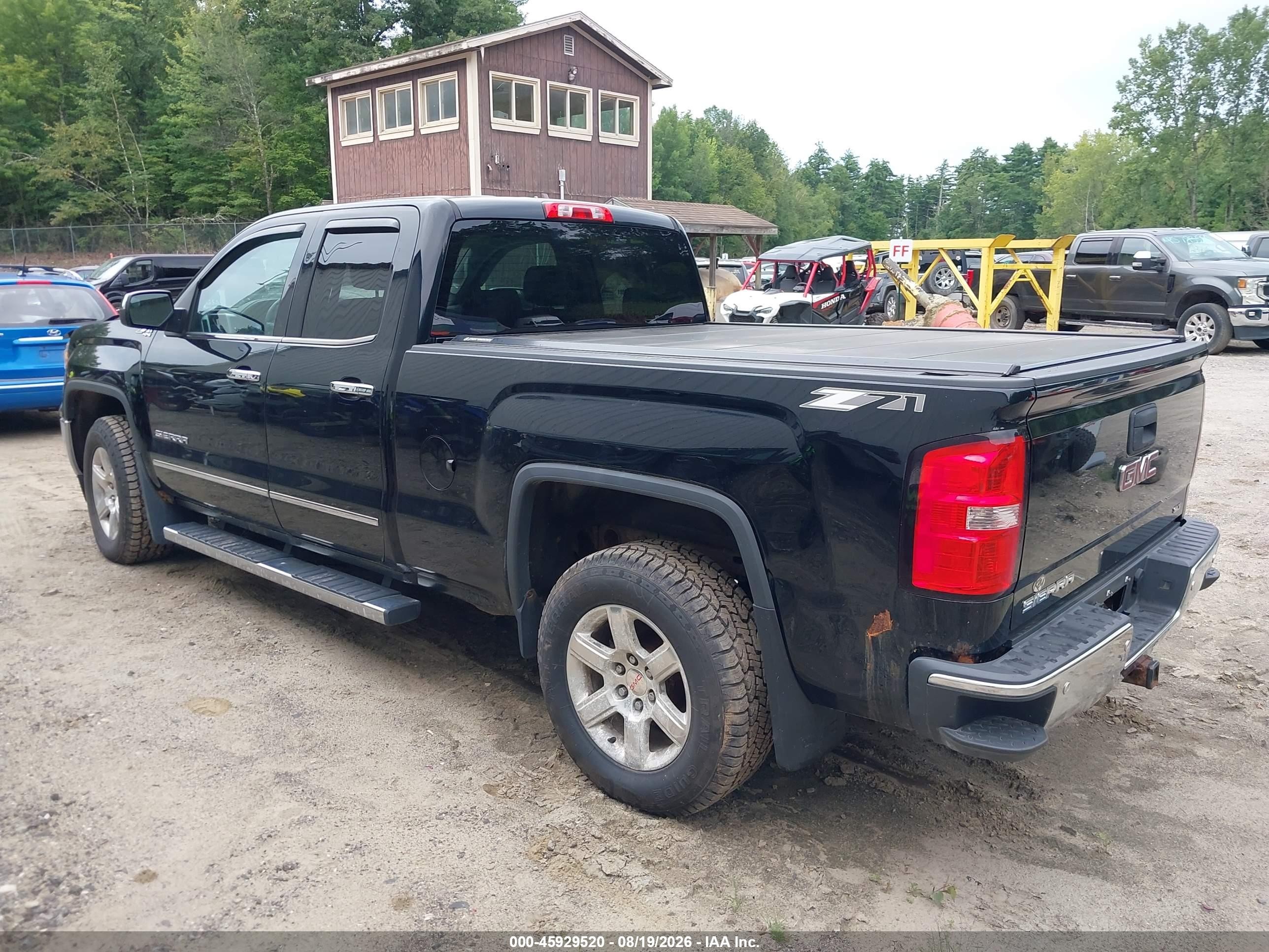 2014 Gmc Sierra 1500 Slt Черный vin: 1GTV2VEC5EZ270182