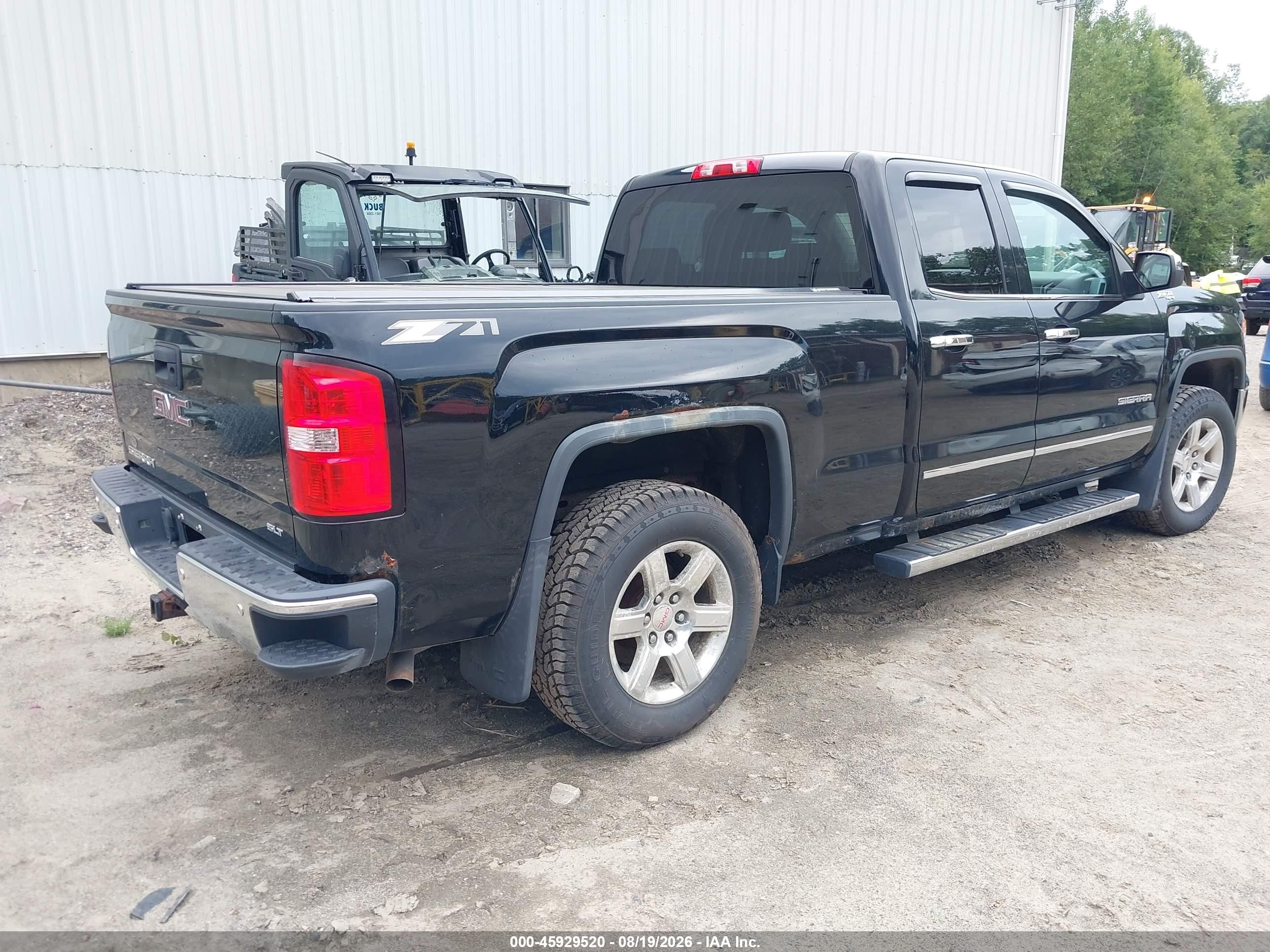 2014 Gmc Sierra 1500 Slt Черный vin: 1GTV2VEC5EZ270182