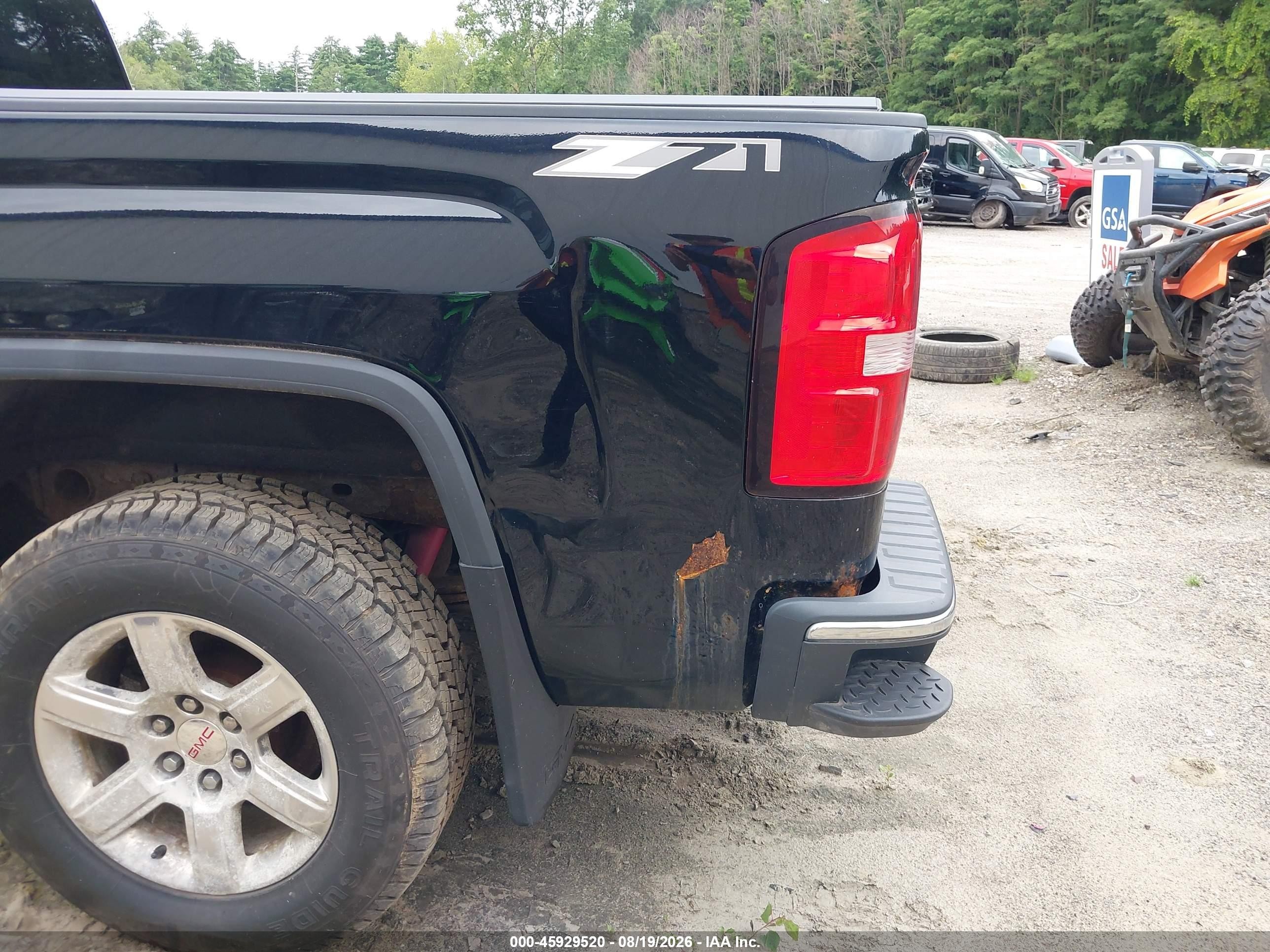 2014 Gmc Sierra 1500 Slt Черный vin: 1GTV2VEC5EZ270182