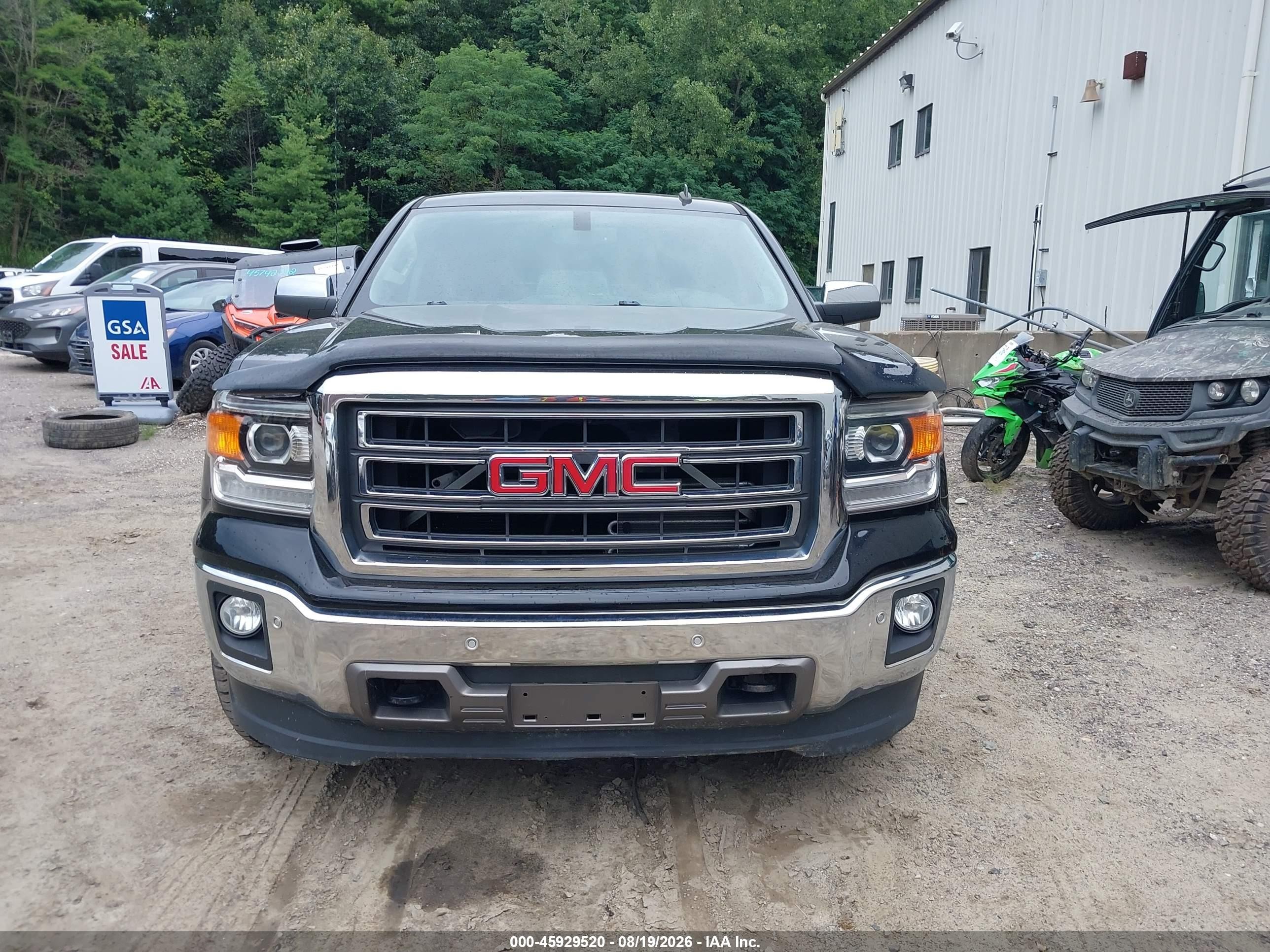 2014 Gmc Sierra 1500 Slt Черный vin: 1GTV2VEC5EZ270182