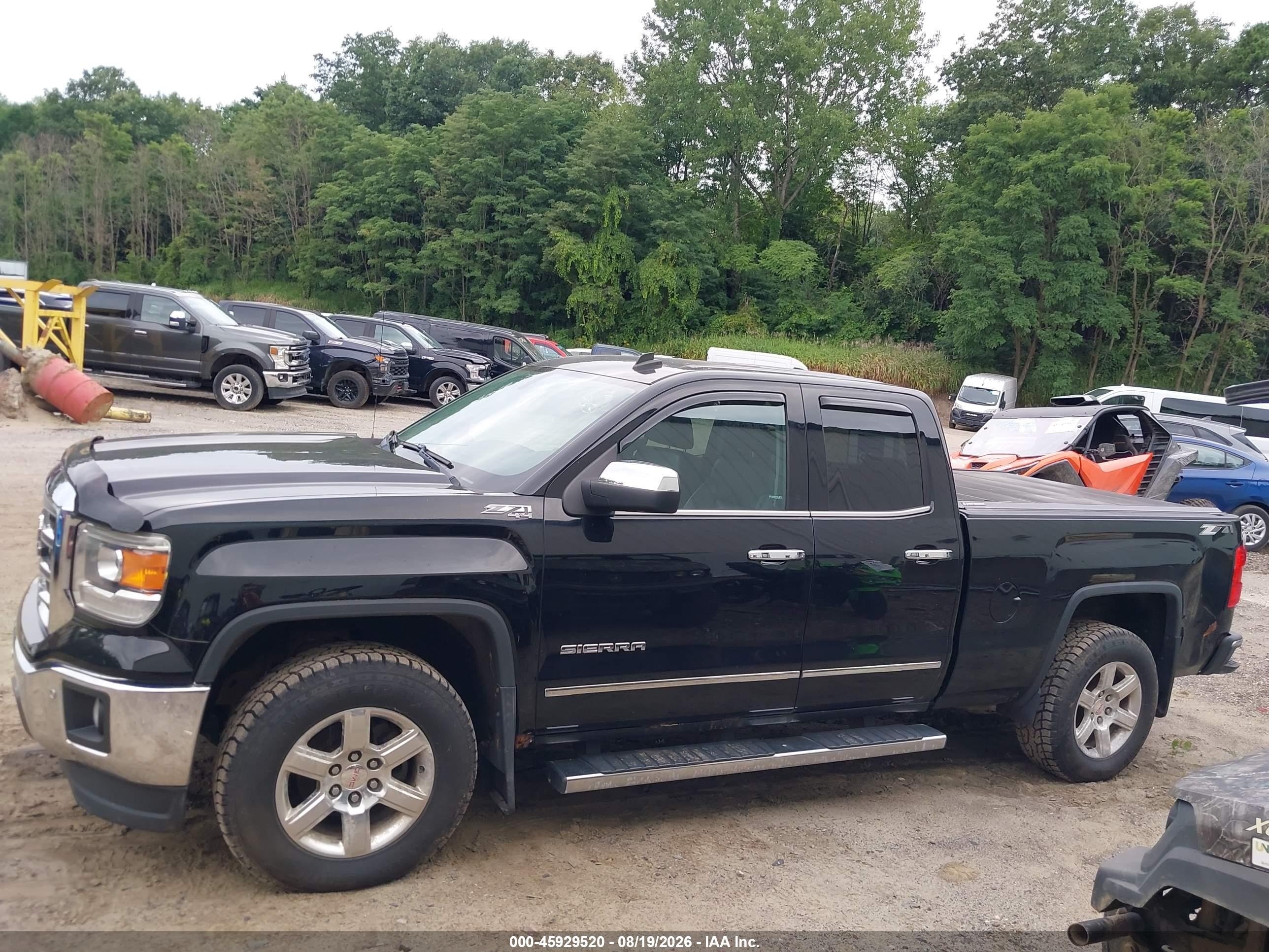 2014 Gmc Sierra 1500 Slt Черный vin: 1GTV2VEC5EZ270182