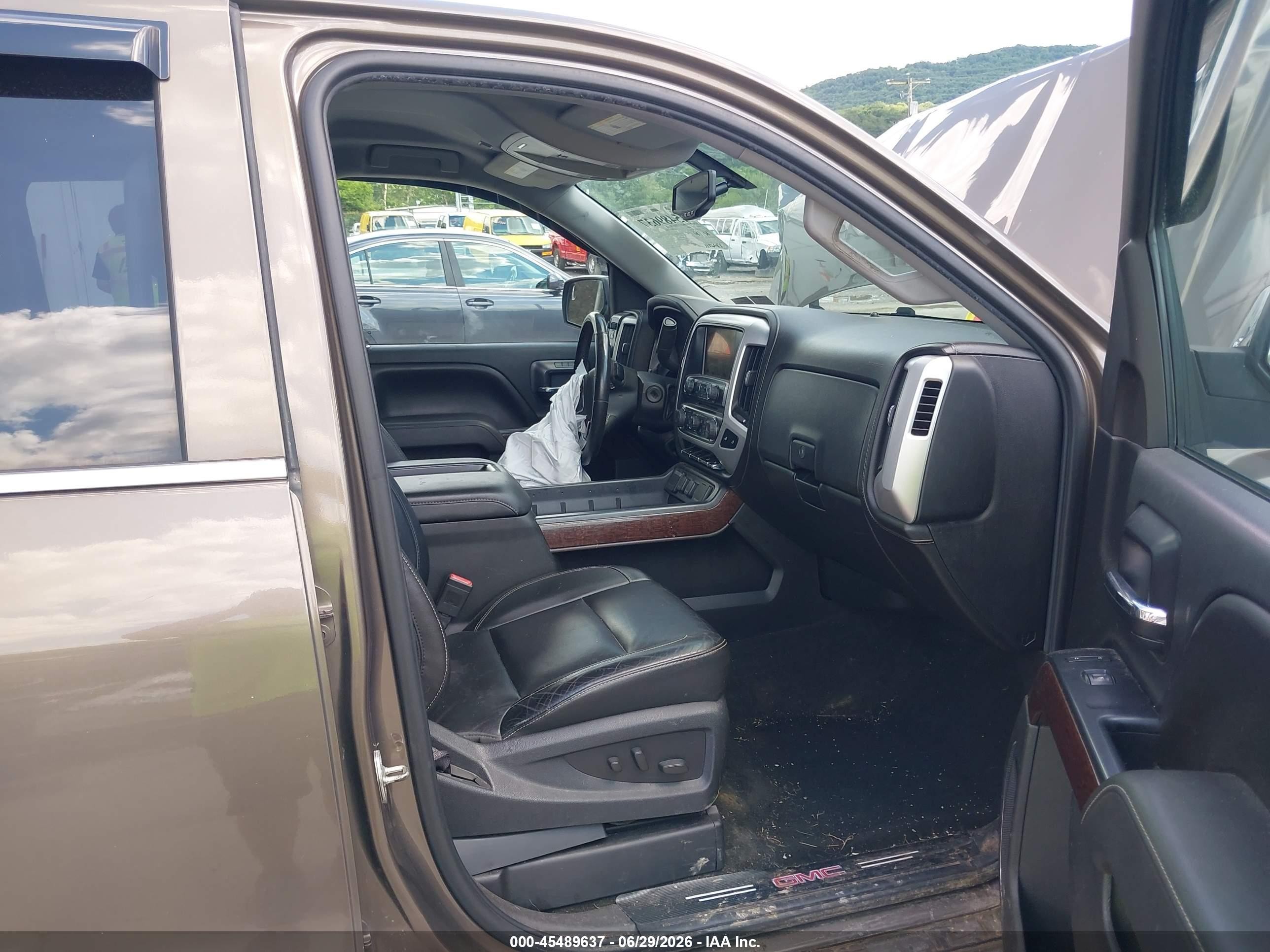 2014 Gmc Sierra 1500 Slt Brown vin: 1GTV2VEC5EZ381573