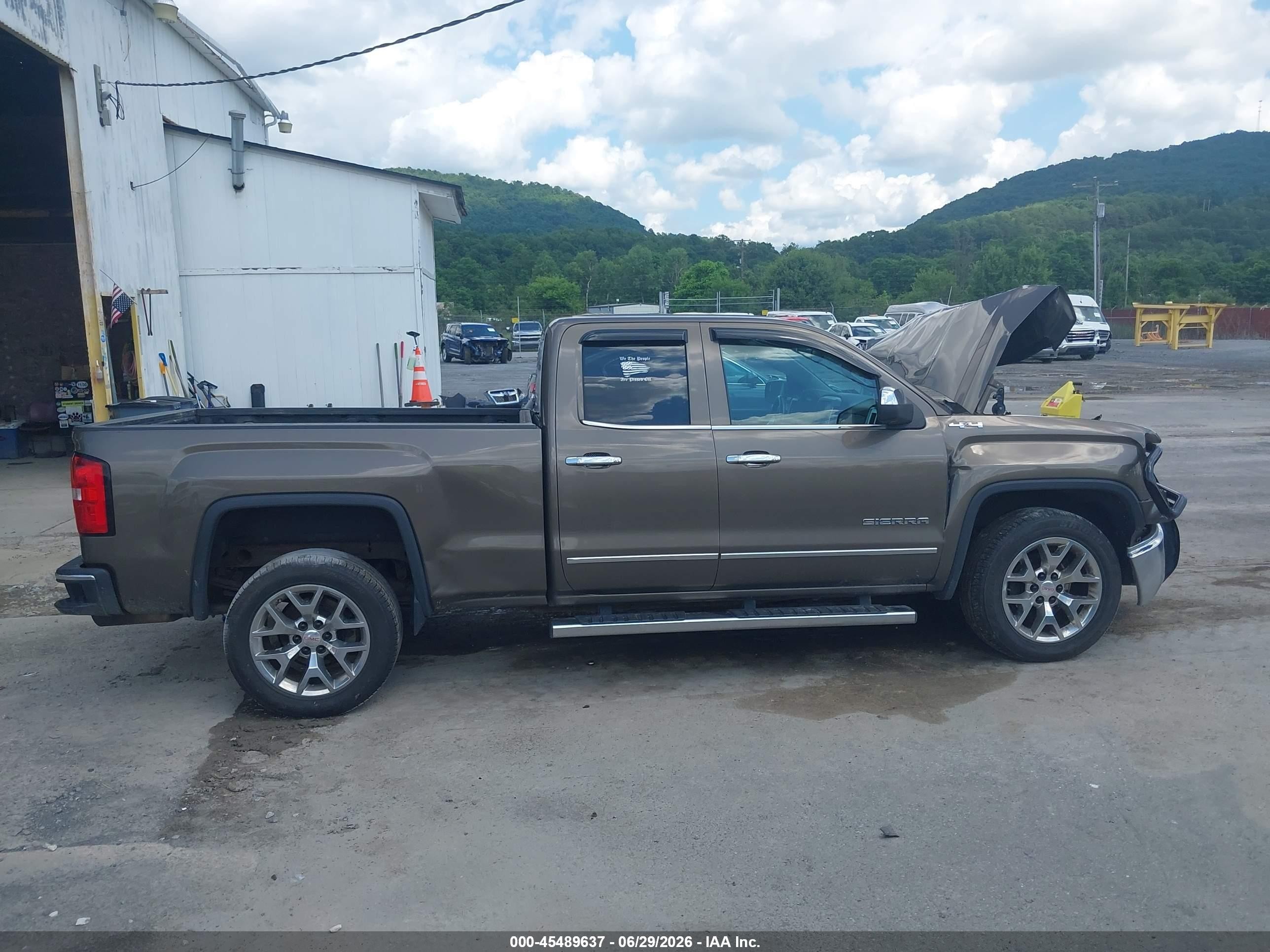 2014 Gmc Sierra 1500 Slt Brown vin: 1GTV2VEC5EZ381573