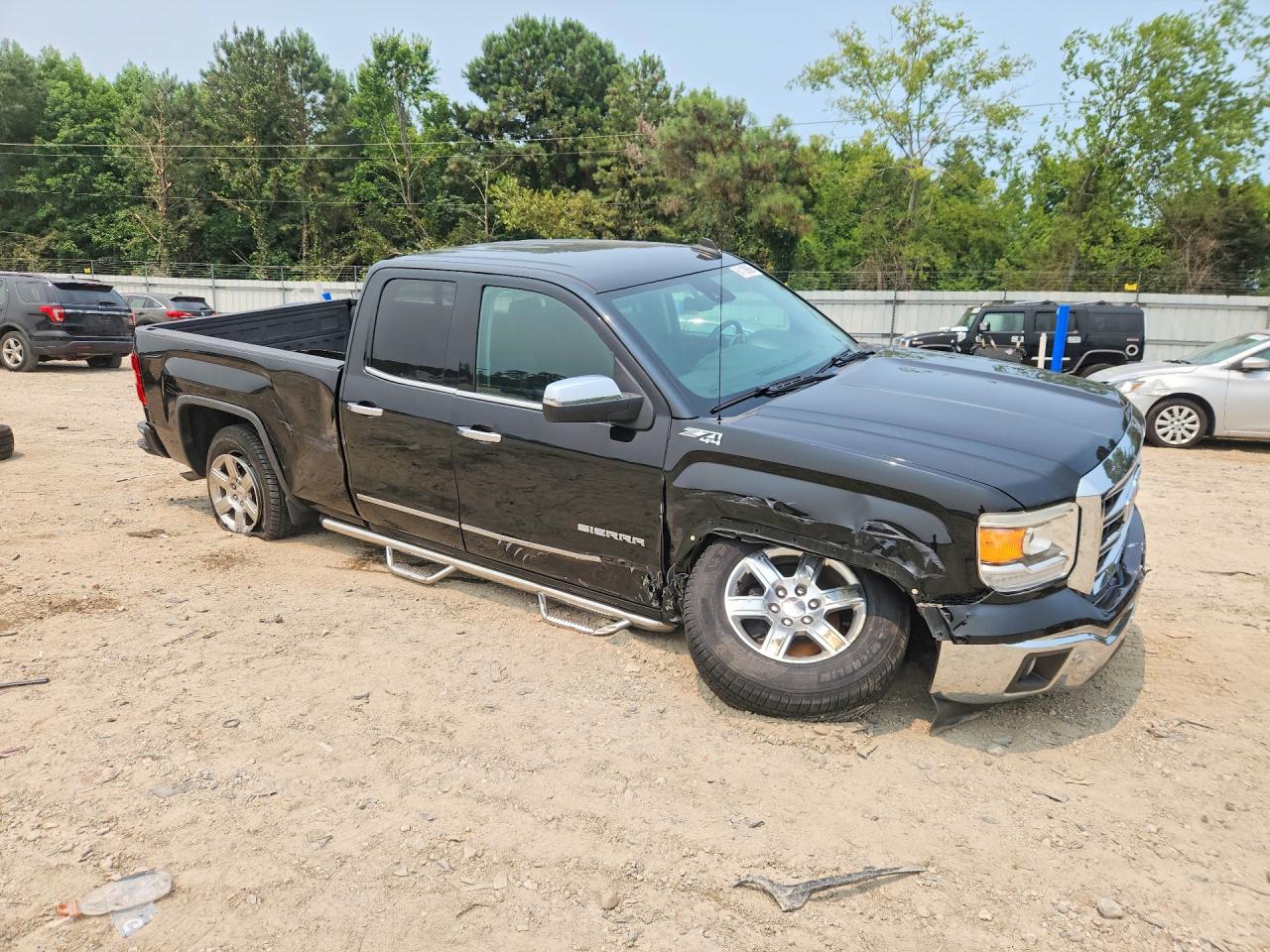 2015 Gmc Sierra K1500 Slt Black vin: 1GTV2VEC5FZ422088