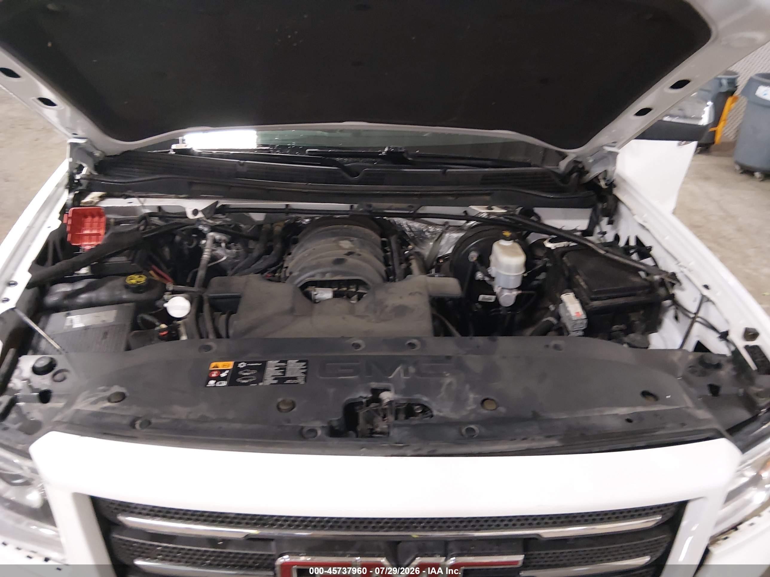 2014 Gmc Sierra 1500 Slt White vin: 1GTV2VEC6EZ211352