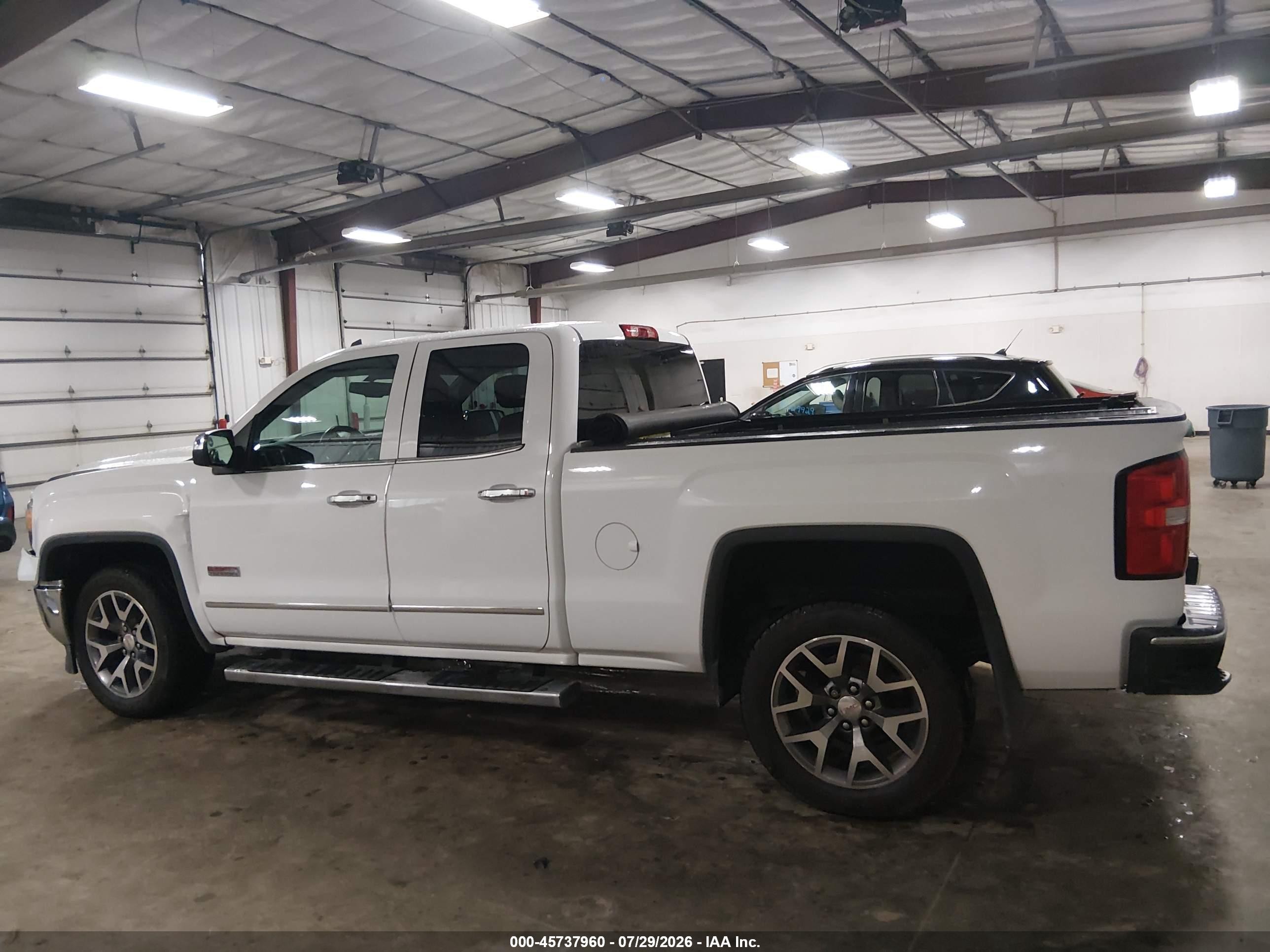 2014 Gmc Sierra 1500 Slt White vin: 1GTV2VEC6EZ211352